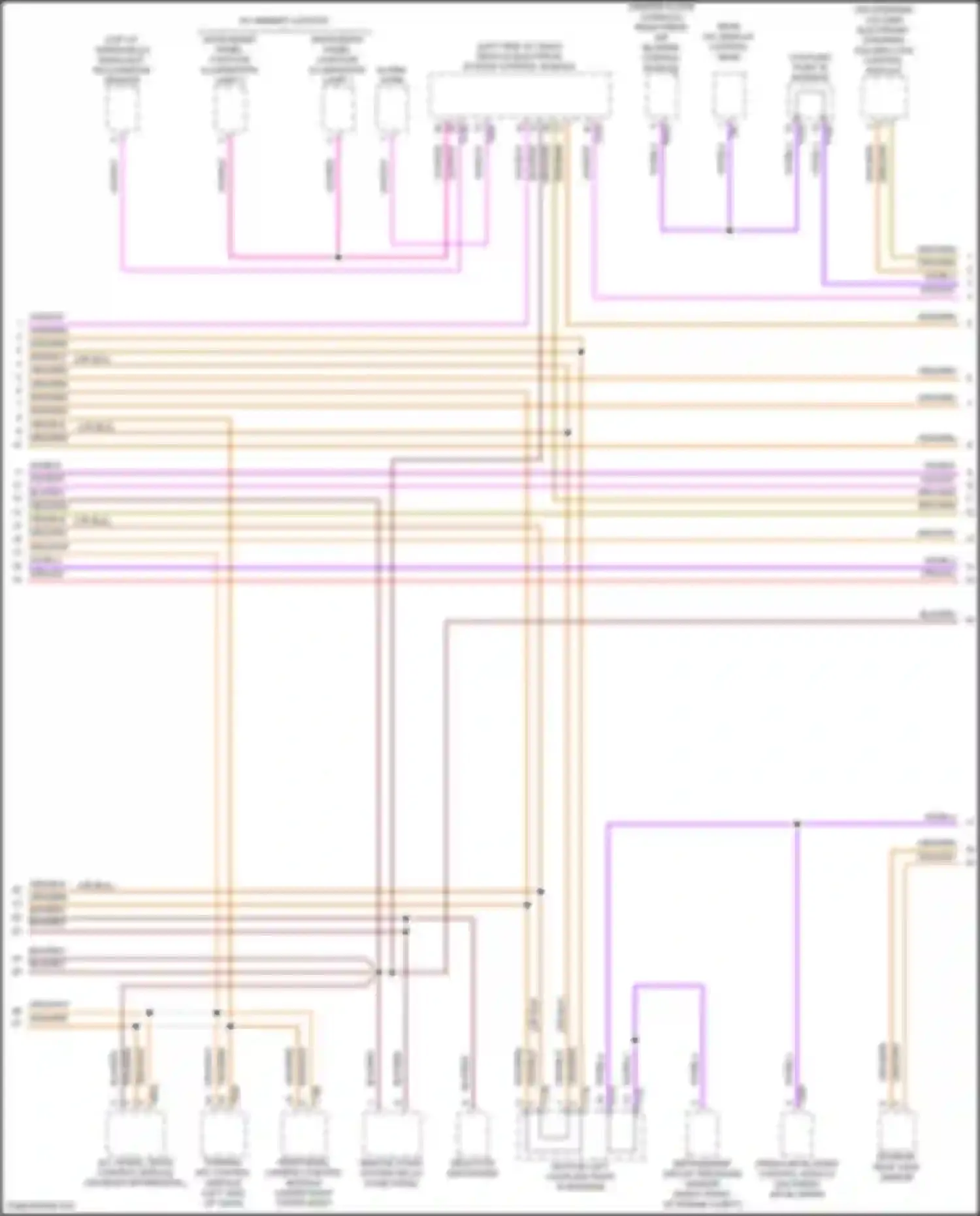 Wiring diagram selector mechanism for Volkswagen Teramont I facelift (2021-2024) (2 of 7)