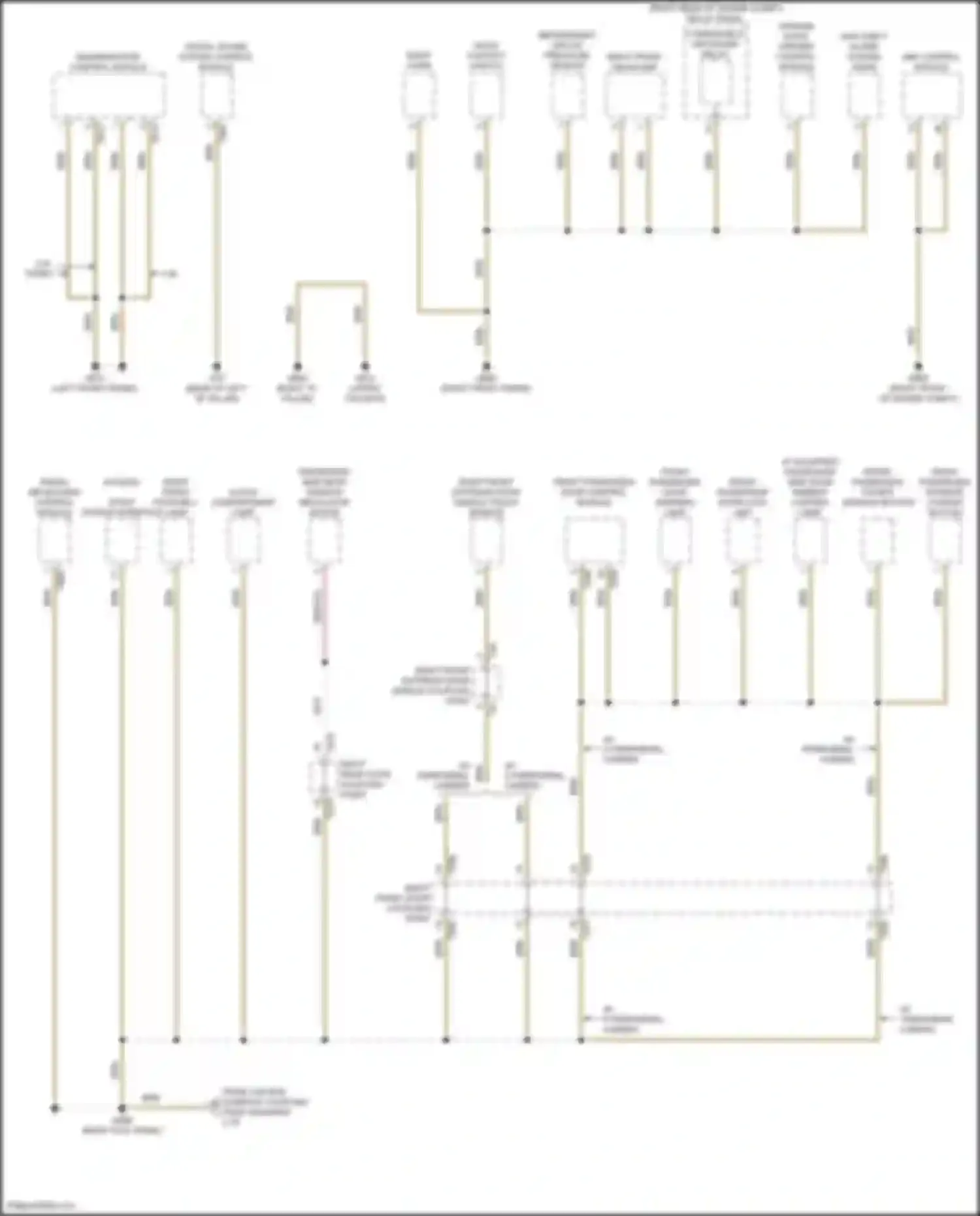 Teramont Volkswagen I (2017-2021): Ground distribution circuit (3 of 5)