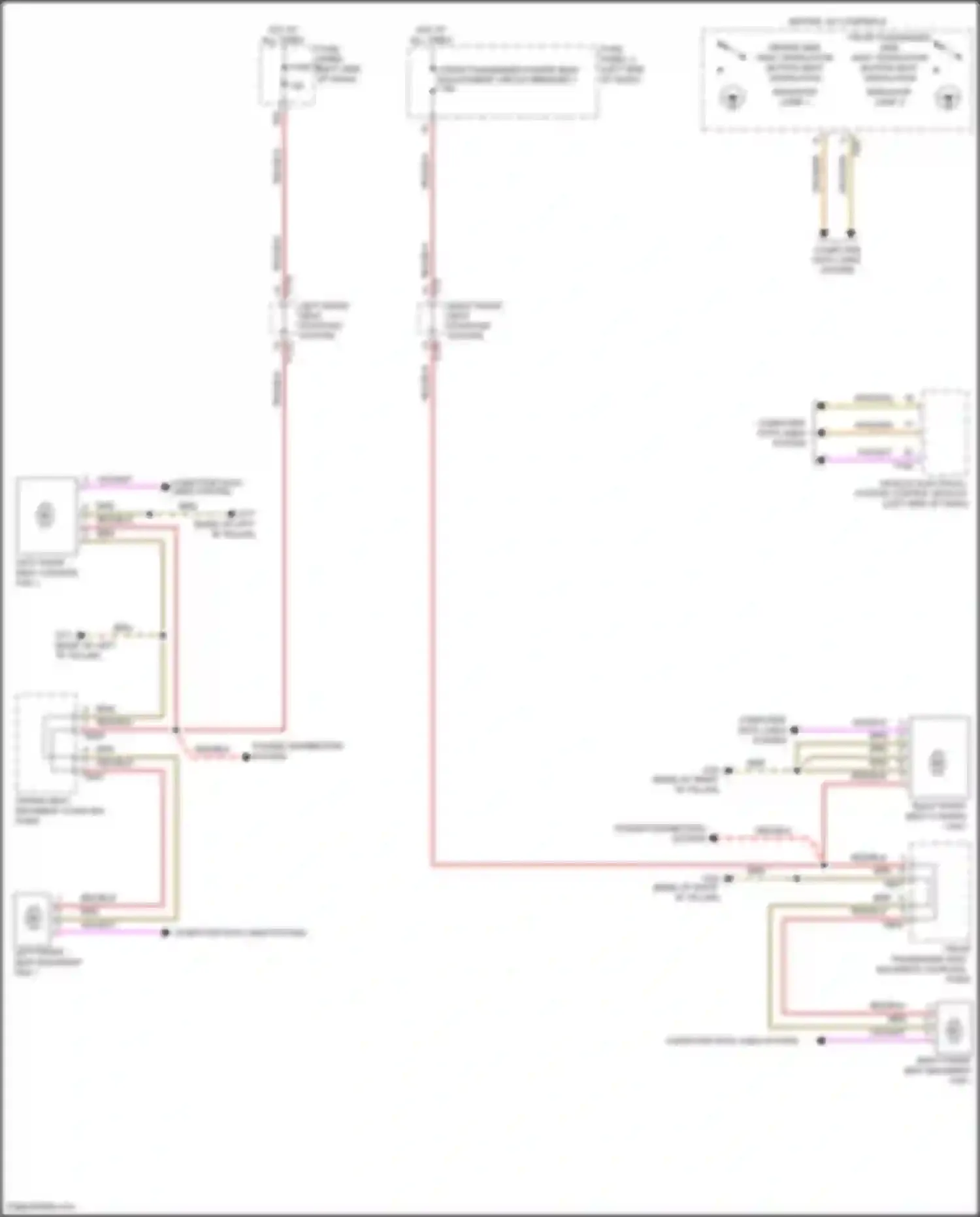 Teramont Volkswagen I (2017-2021): Seat ventilation circuit