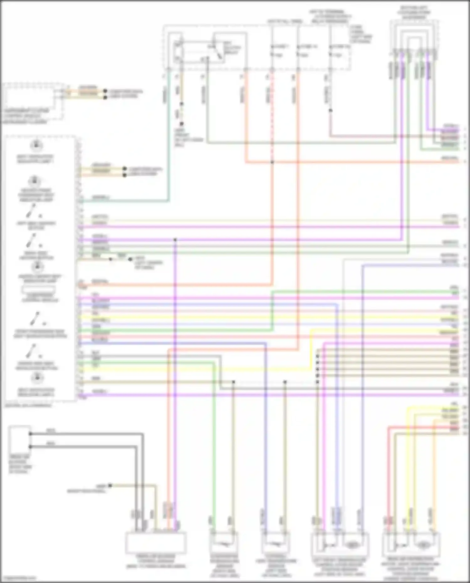 Wiring diagram computer data lines system for Volkswagen Teramont I (2017-2021) (24 of 76)