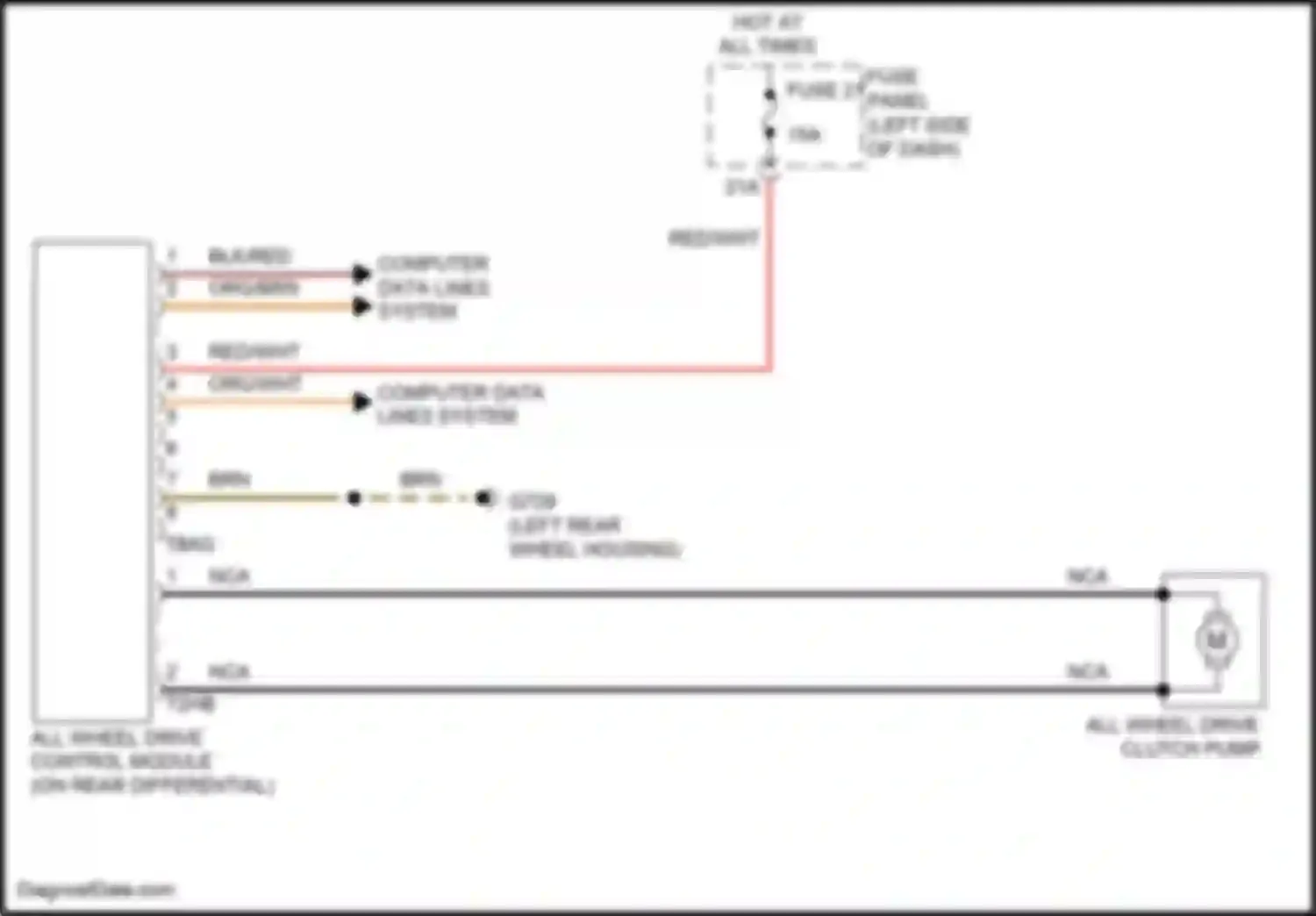 Wiring diagram computer data lines system for Volkswagen Teramont I (2017-2021) (26 of 76)