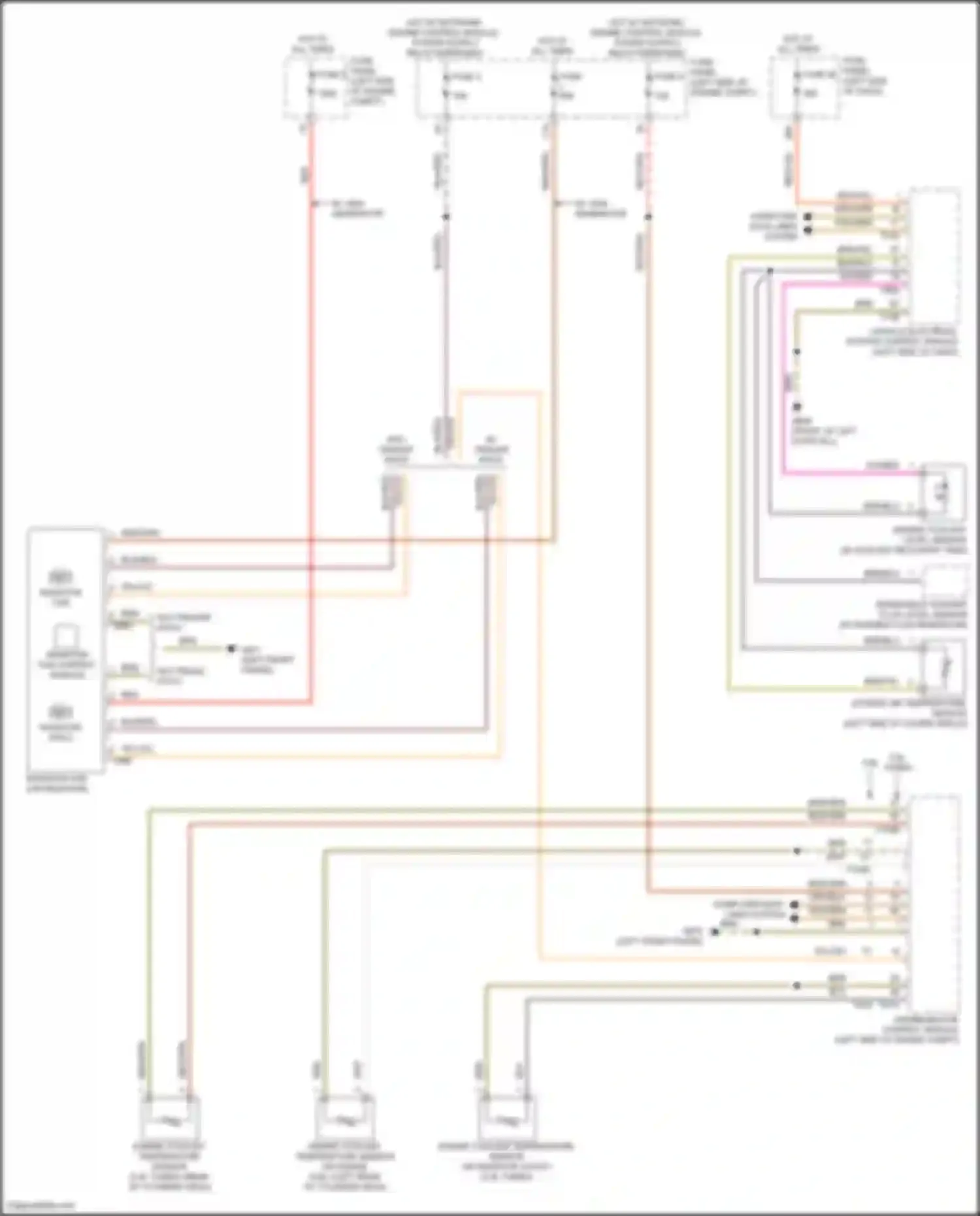 Wiring diagram engine/motor control module for Volkswagen Teramont I (2017-2021) (3 of 16)