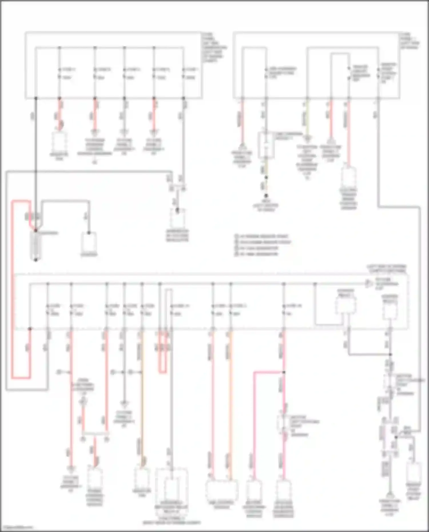 Wiring diagram fuse panel a for Volkswagen Teramont I (2017-2021) (6 of 6)