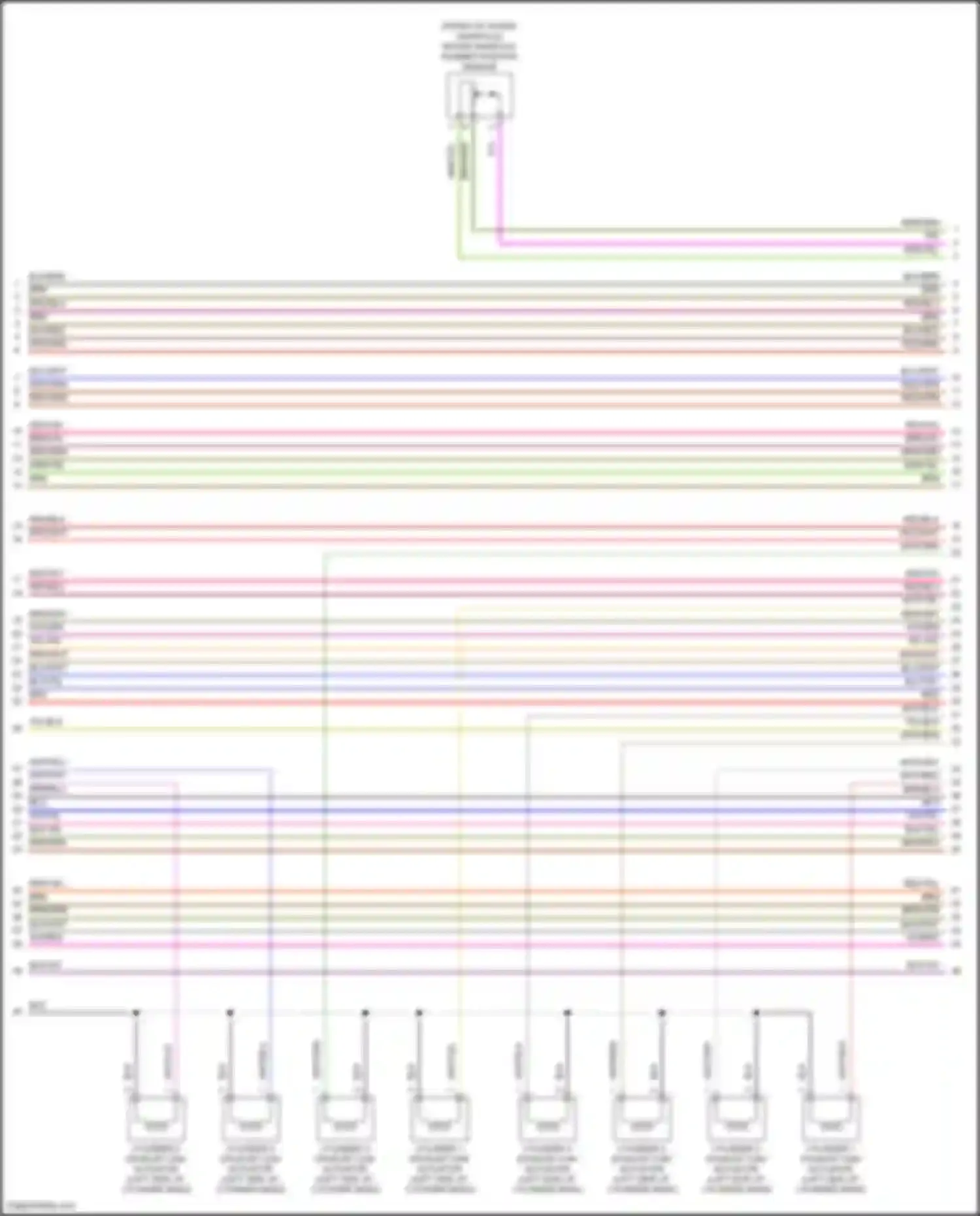 Wiring diagram intake manifold runner position sensor for Volkswagen Teramont I (2017-2021) (1 of 1)