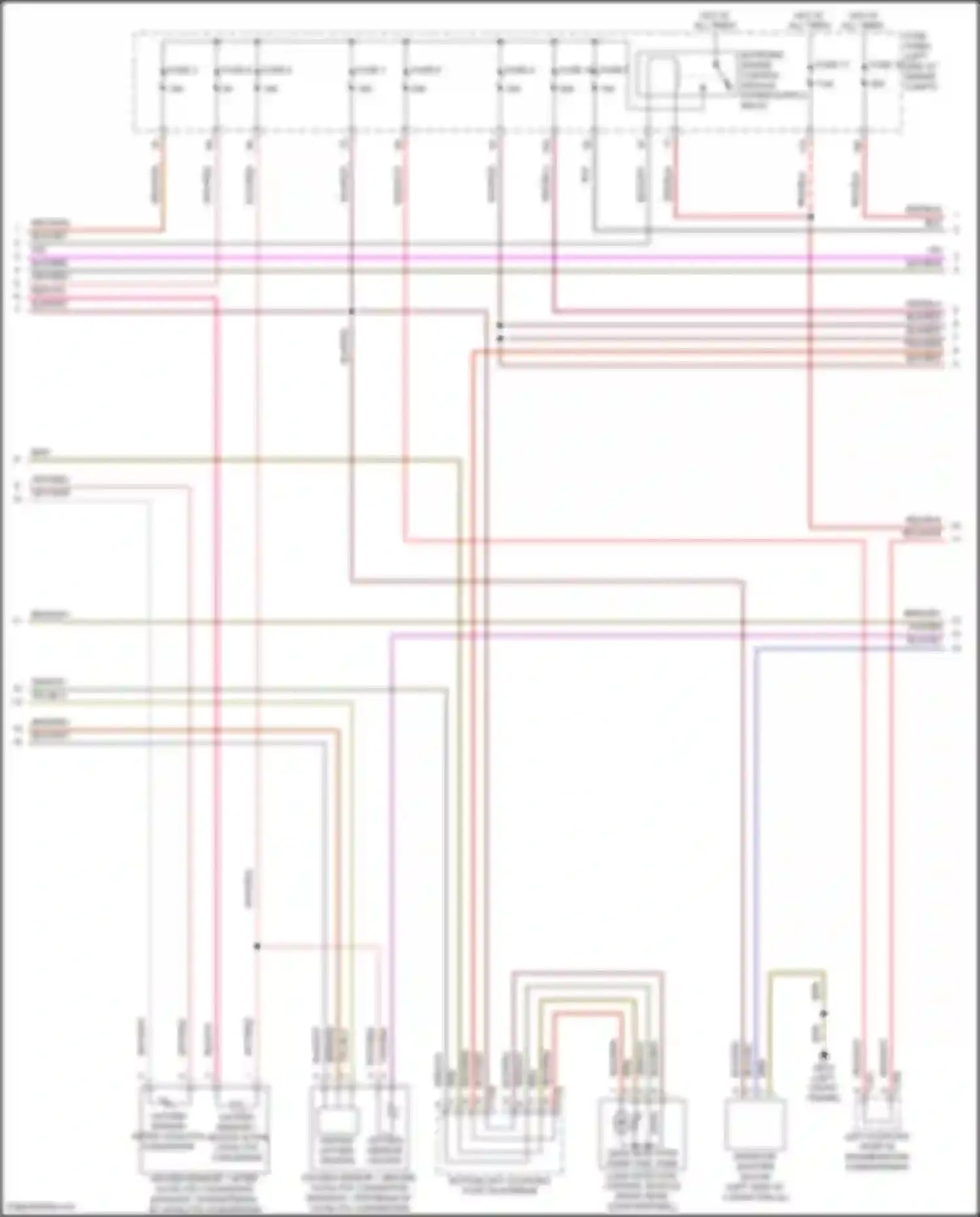Wiring diagram motronic engine control module power supply relay for Volkswagen Teramont I (2017-2021) (2 of 3)