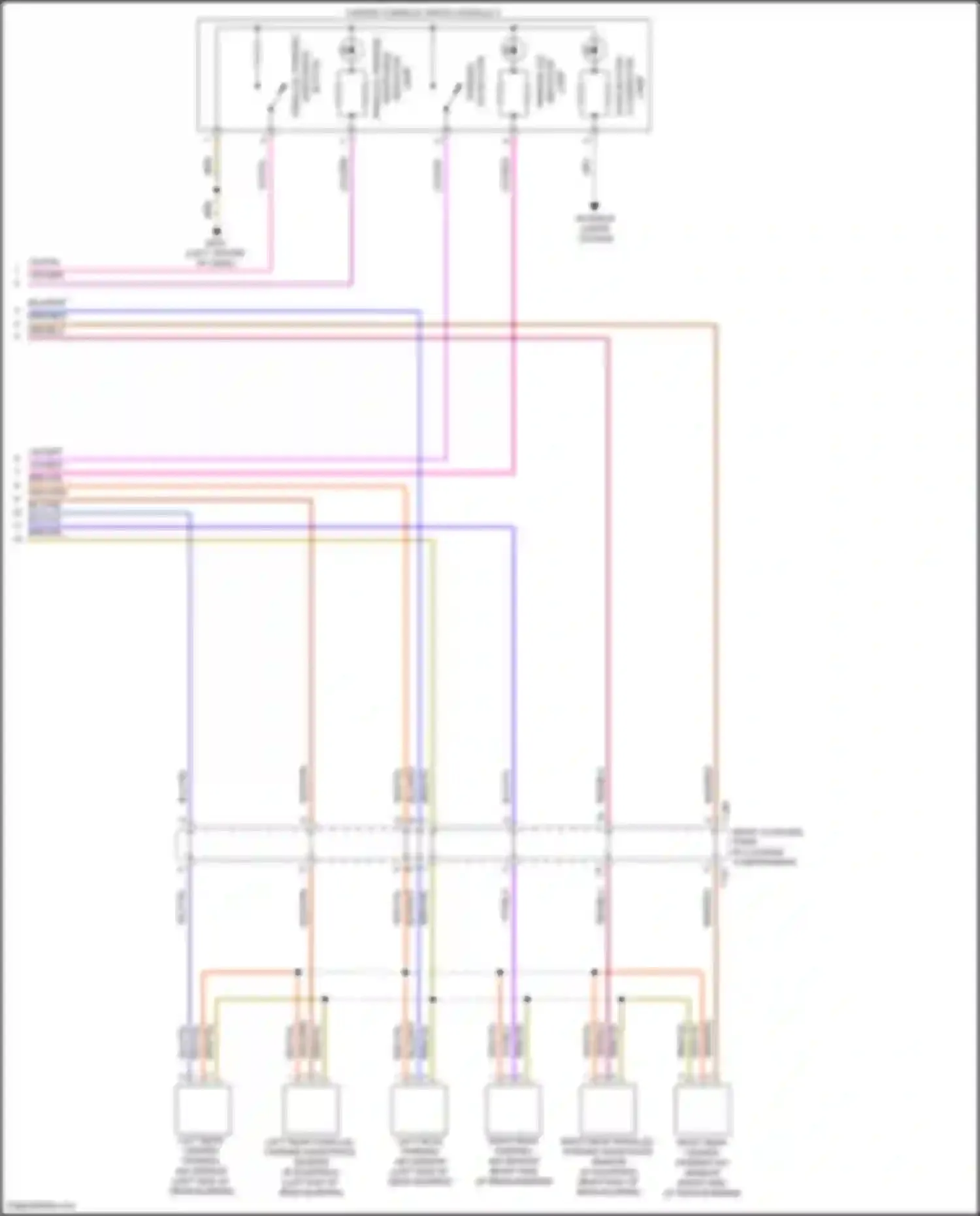 Wiring diagram push button for Volkswagen Teramont I (2017-2021) (1 of 1)