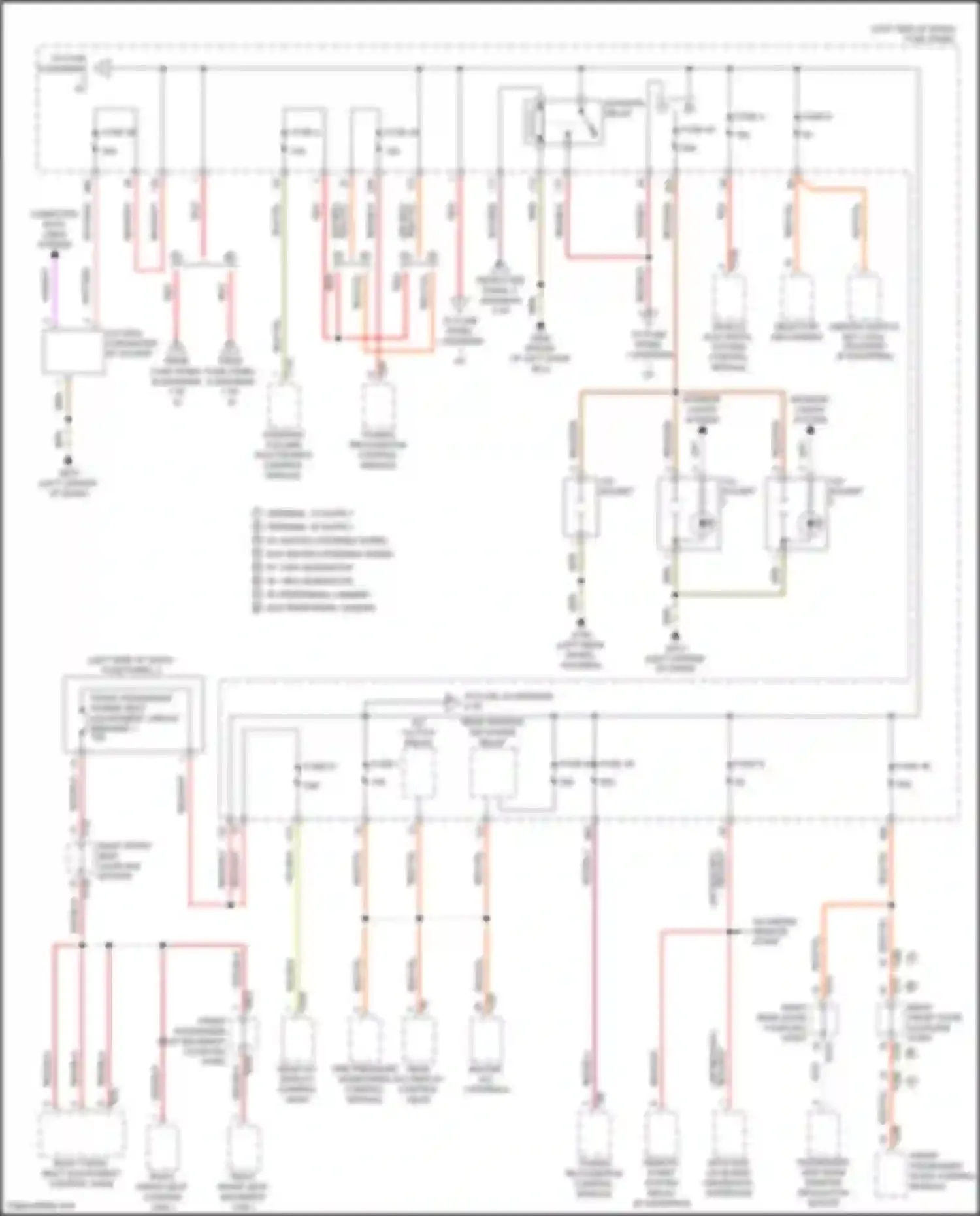Wiring diagram selector mechanism for Volkswagen Teramont I (2017-2021) (5 of 7)