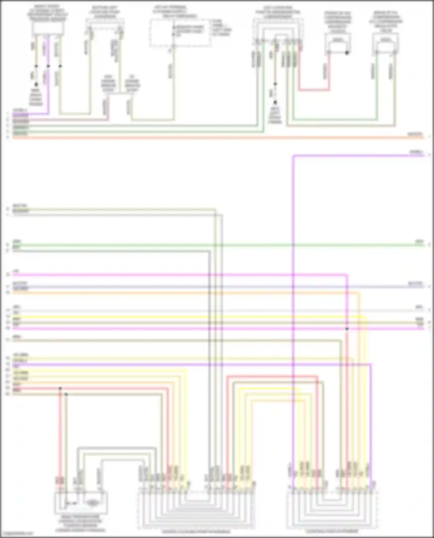 Wiring diagram w/o engine remote start for Volkswagen Teramont I (2017-2021) (1 of 1)