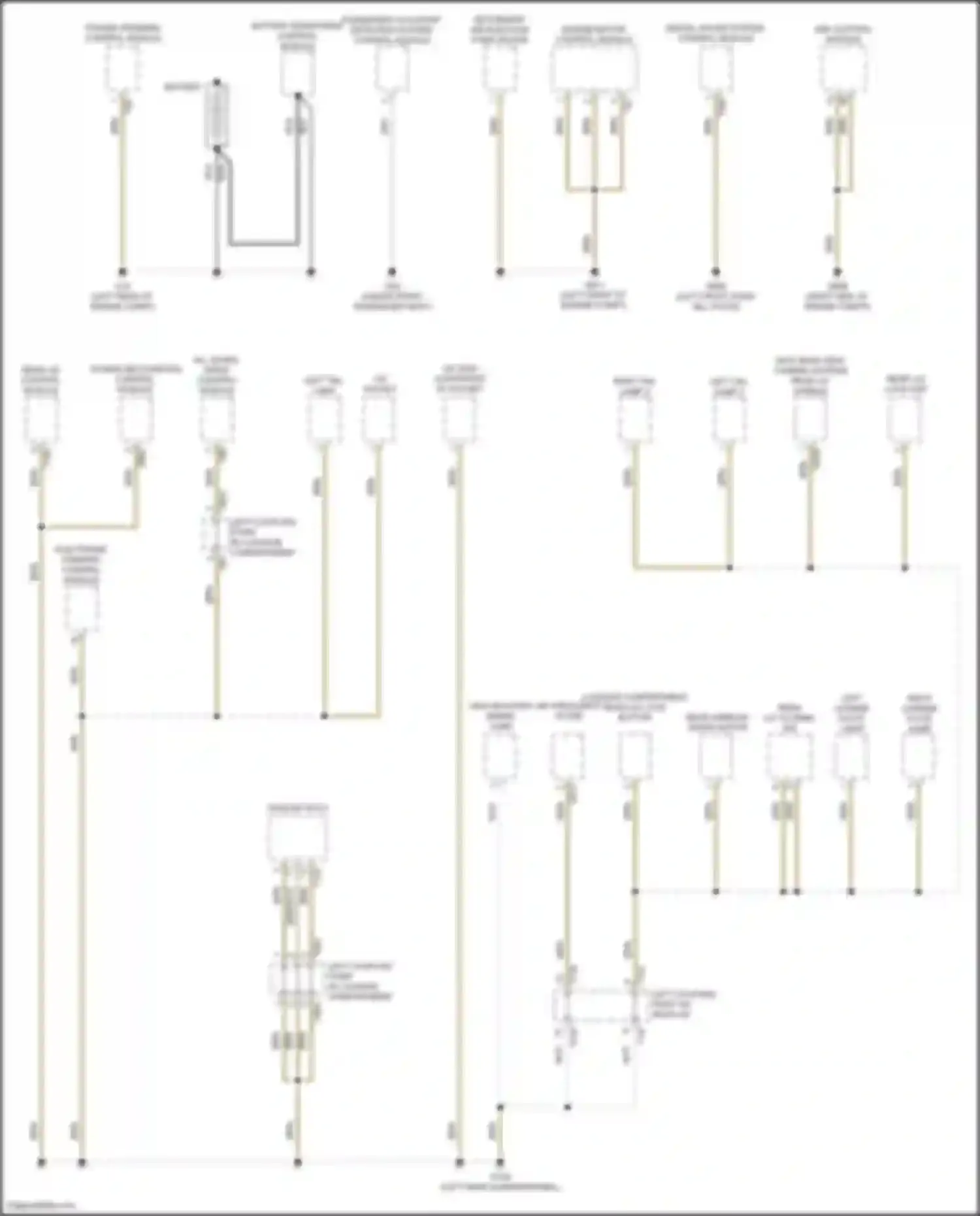 Tiguan R Volkswagen II facelift (2020-2024): Ground distribution circuit (1 of 5)