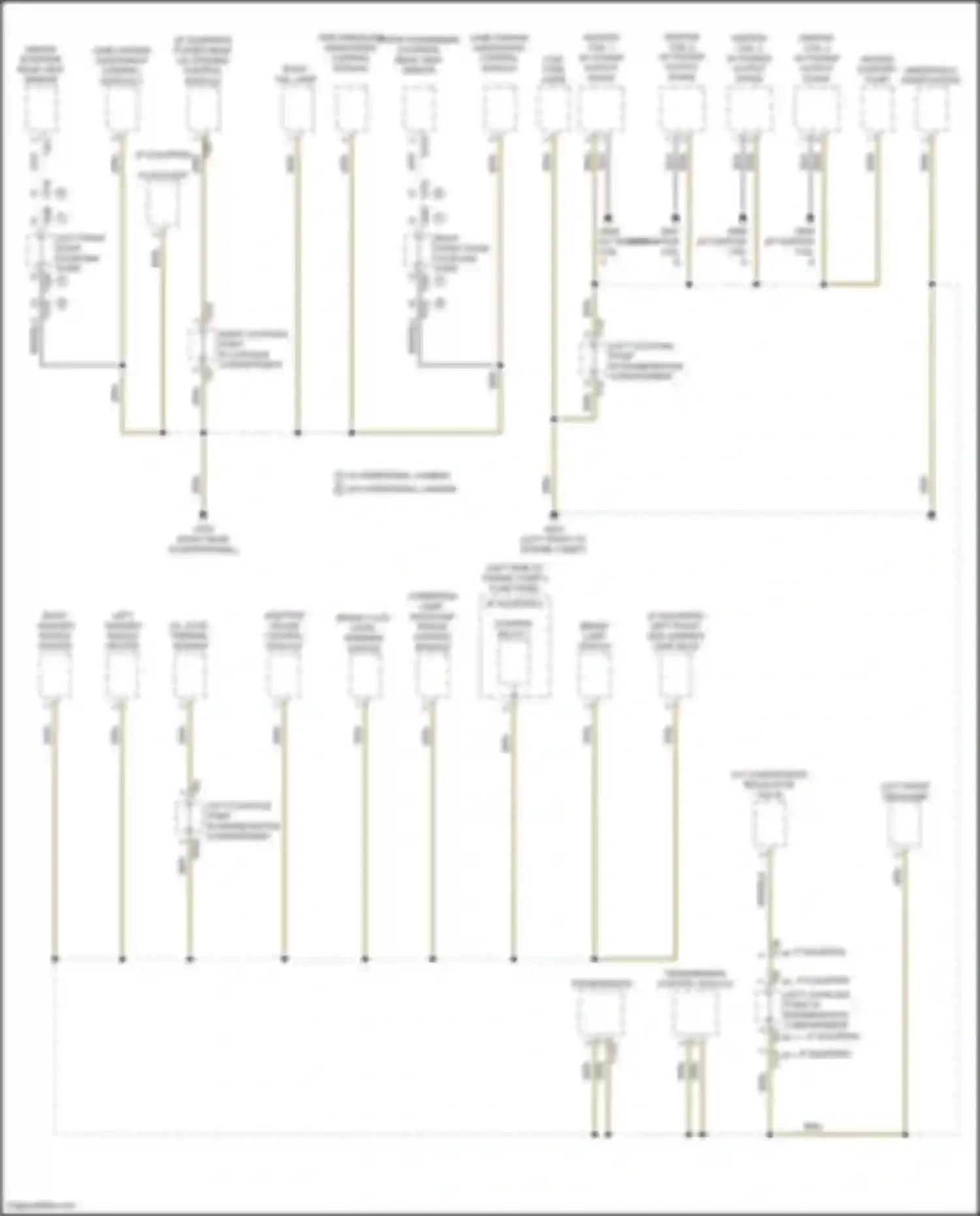 Tiguan R Volkswagen II facelift (2020-2024): Ground distribution circuit (3 of 5)
