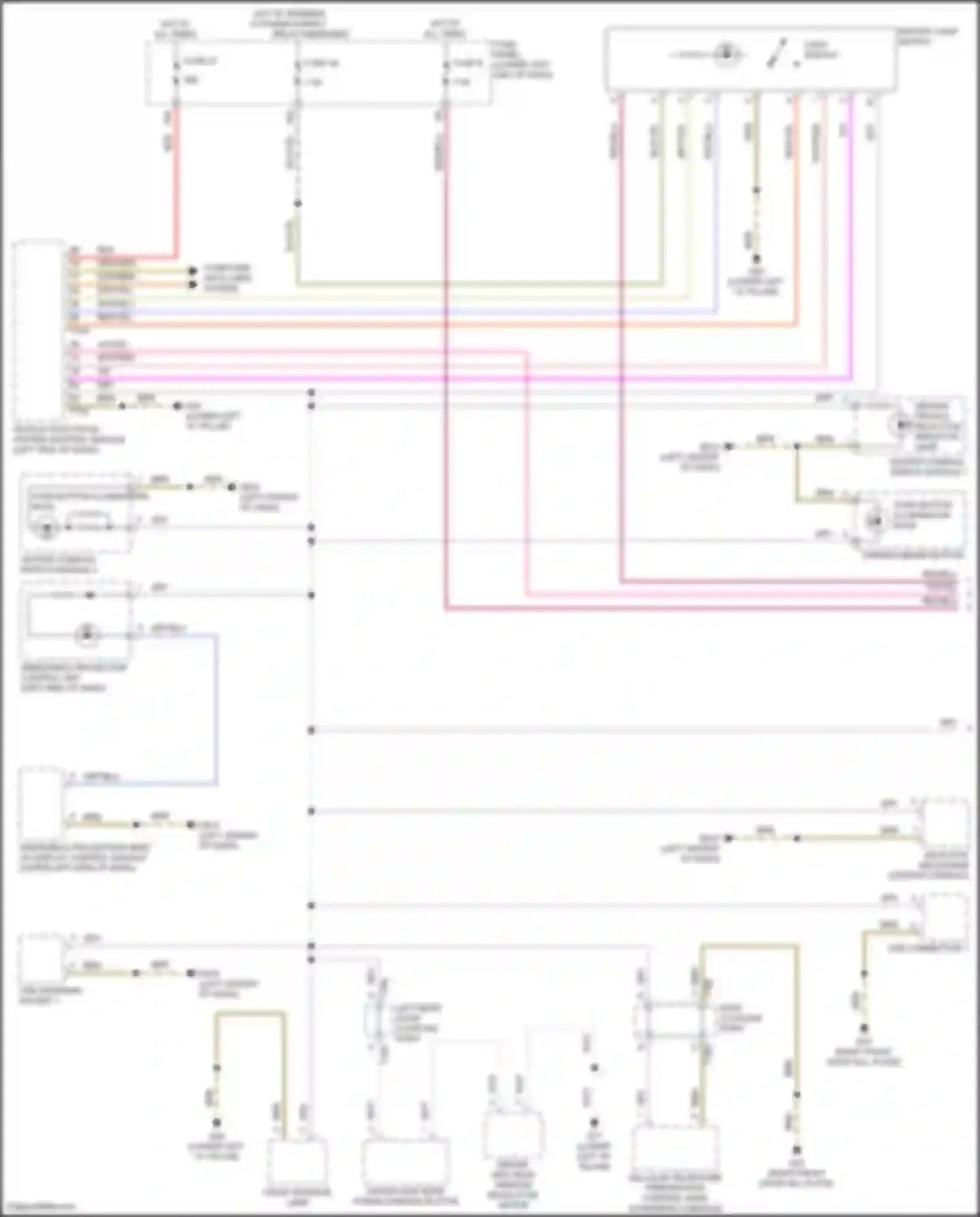 Tiguan R Volkswagen II facelift (2020-2024): Instrument illumination circuit (1 of 4)