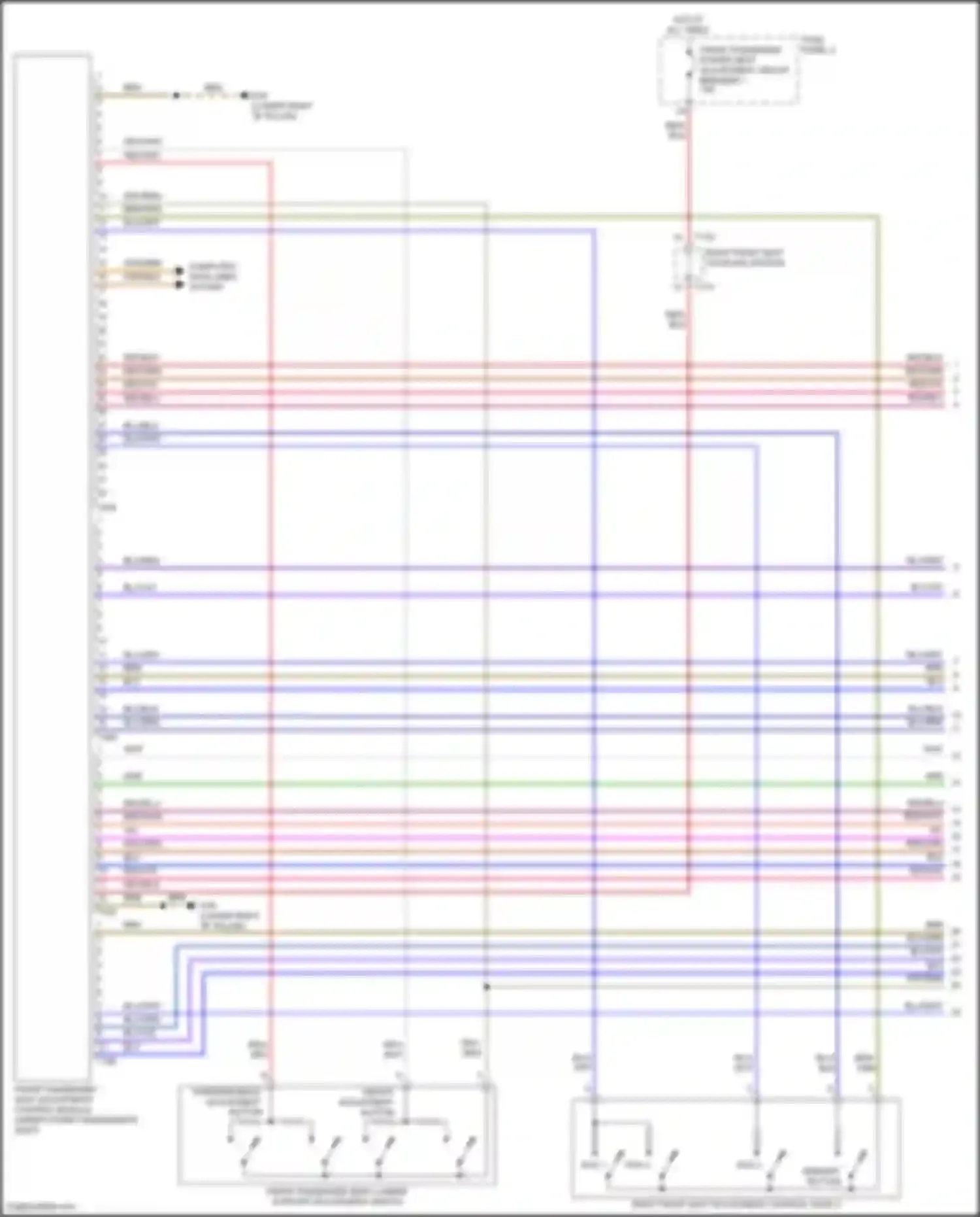 Tiguan R Volkswagen II facelift (2020-2024): Passenger"s memory seat circuit (1 of 2)