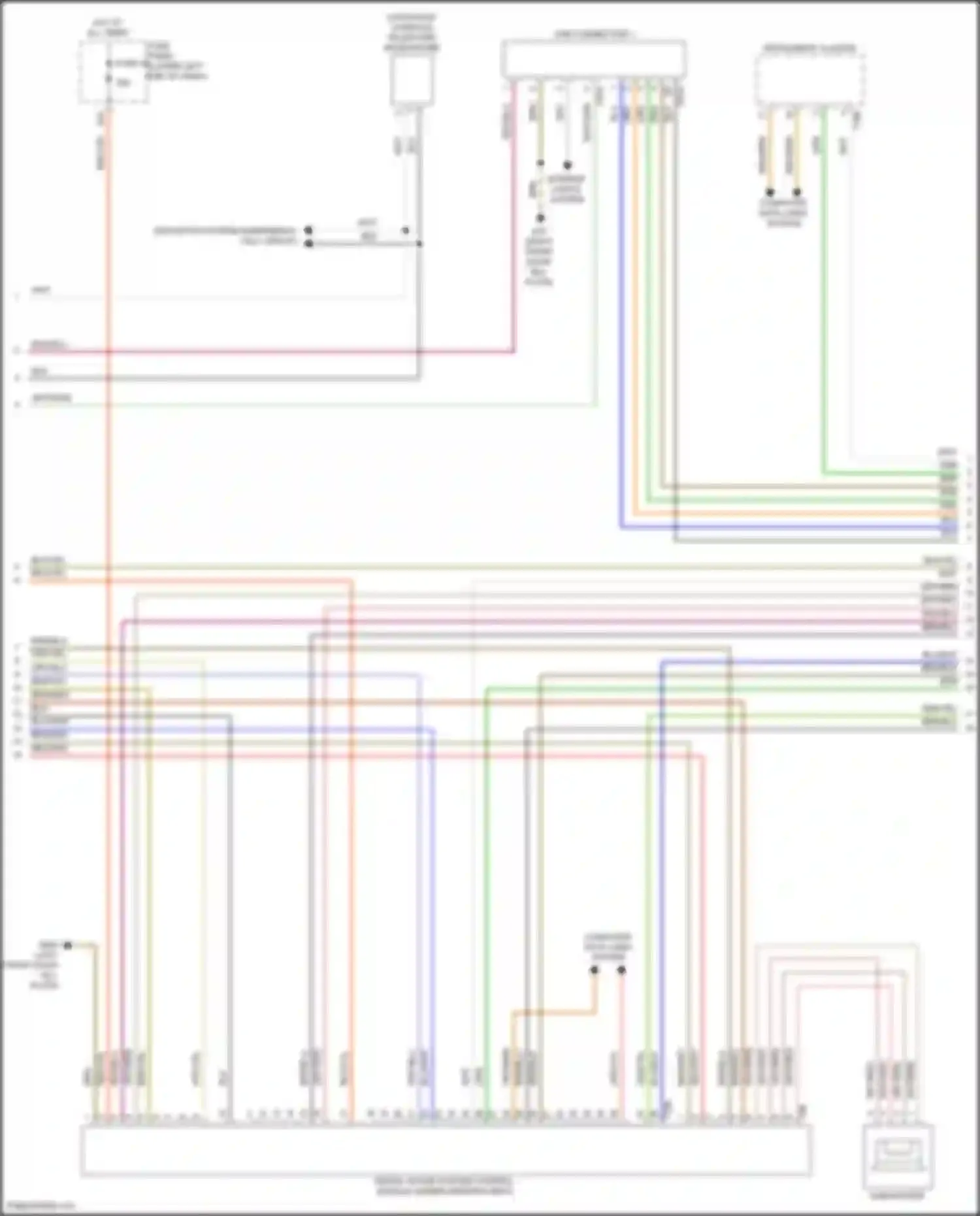 Tiguan R Volkswagen II facelift (2020-2024): Navigation circuit, w/ amplifier (3 of 4)