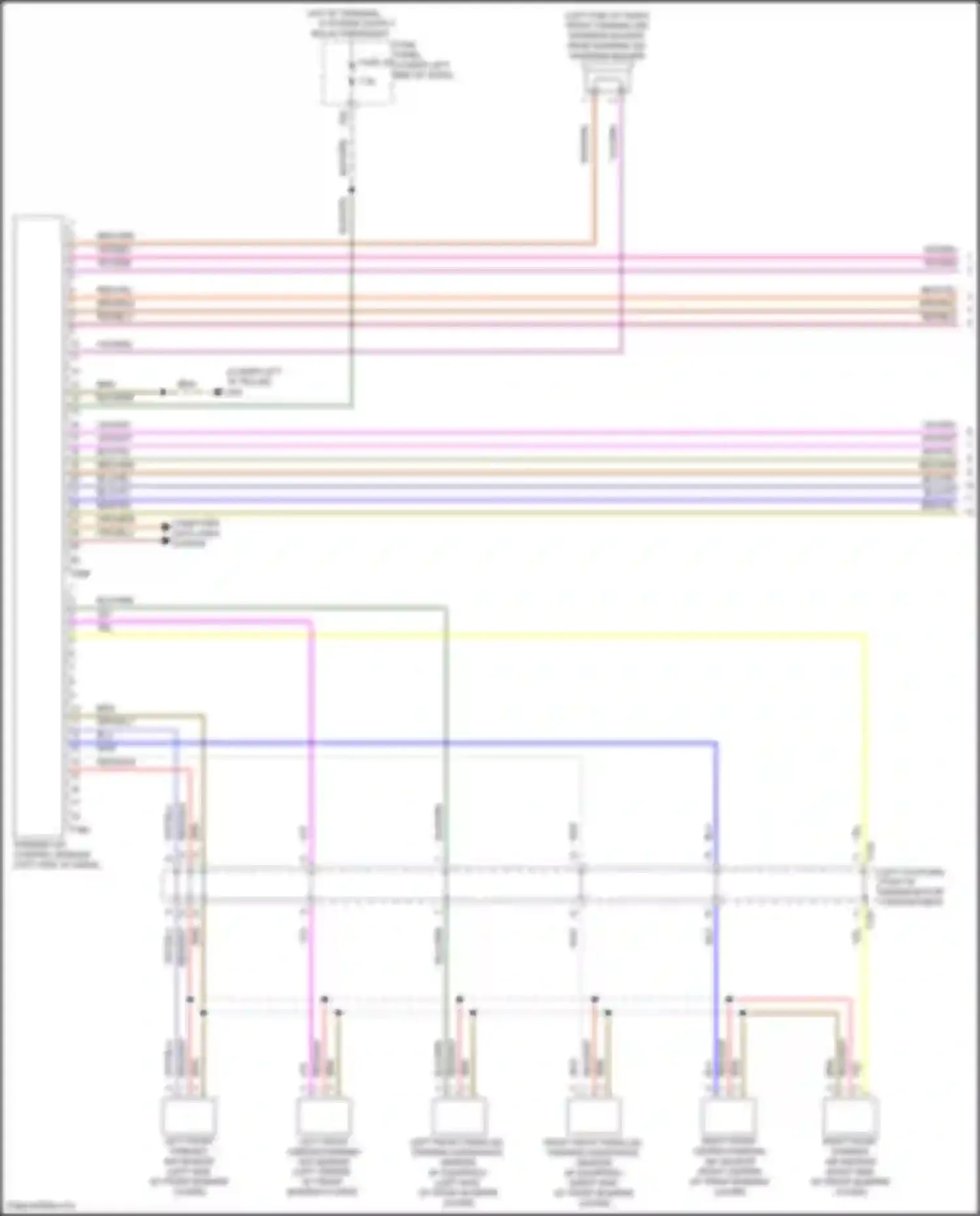 Tiguan R Volkswagen II facelift (2020-2024): Parking assistant circuit (1 of 2)