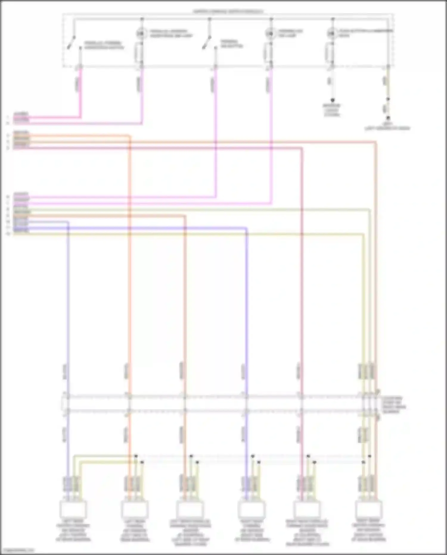 Tiguan R Volkswagen II facelift (2020-2024): Parking assistant circuit (2 of 2)