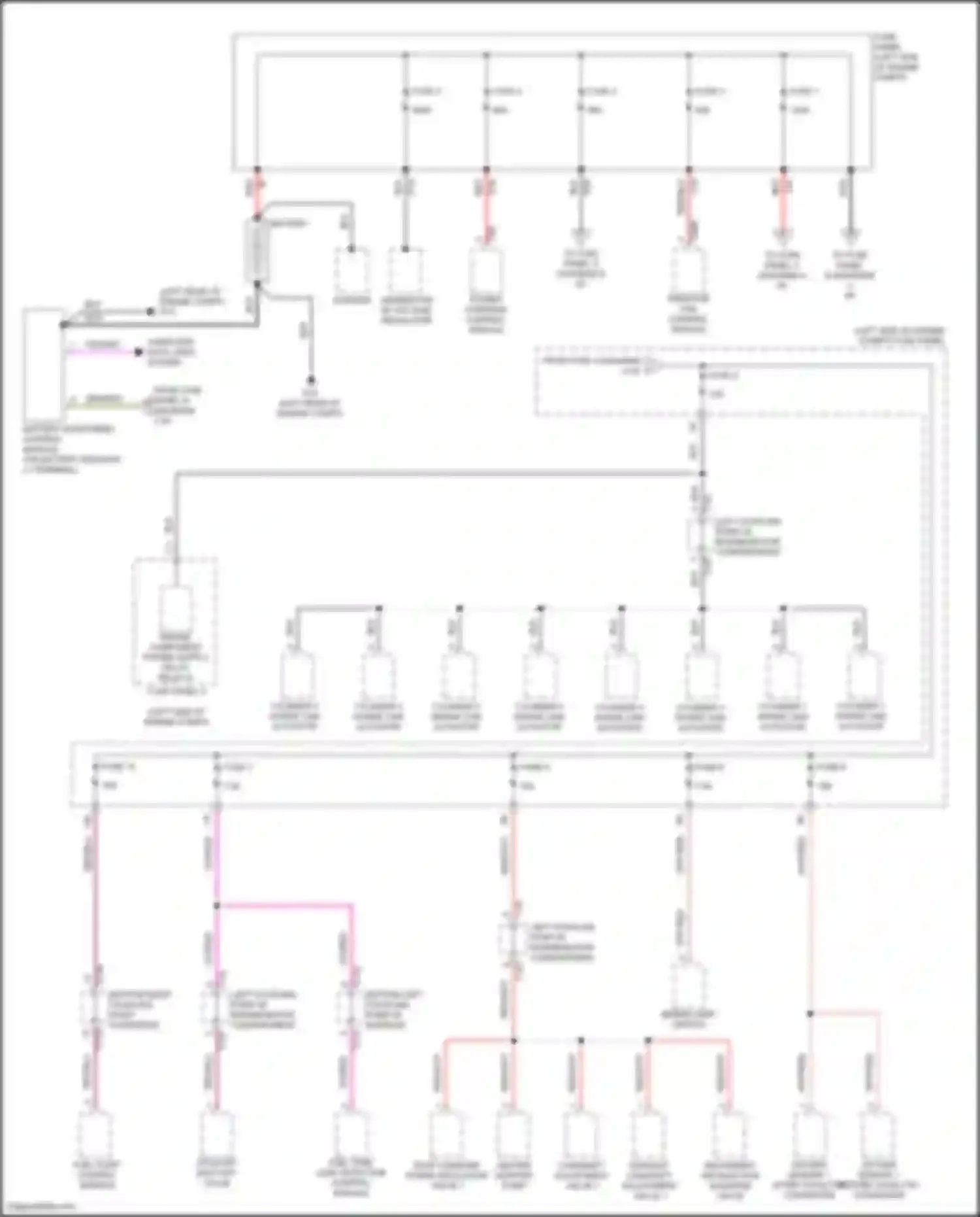 Tiguan R Volkswagen II facelift (2020-2024): Power distribution circuit (1 of 8)