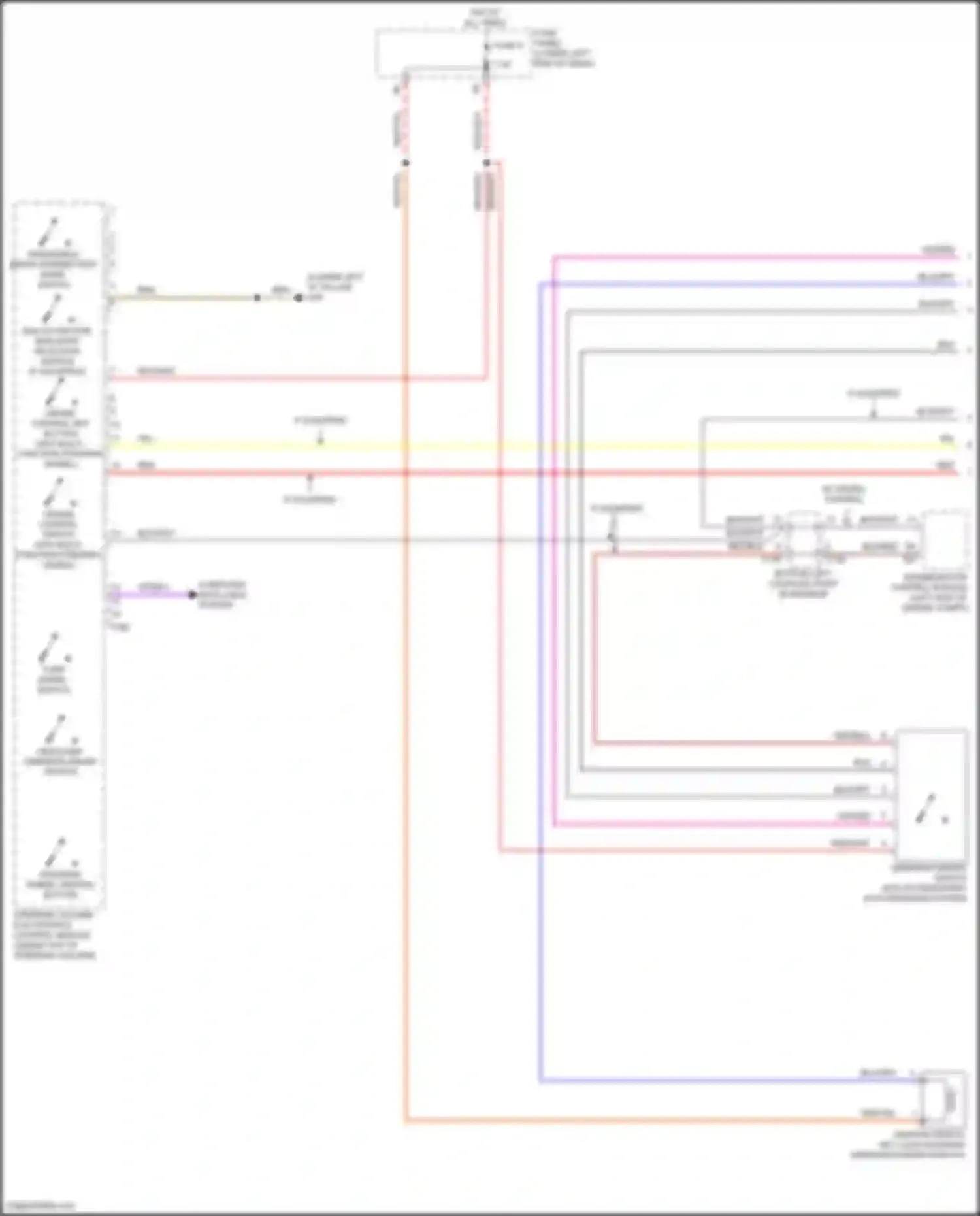 Tiguan X Volkswagen II facelift (2020-2024): Steering column electronic systems control module circuit (1 of 3)