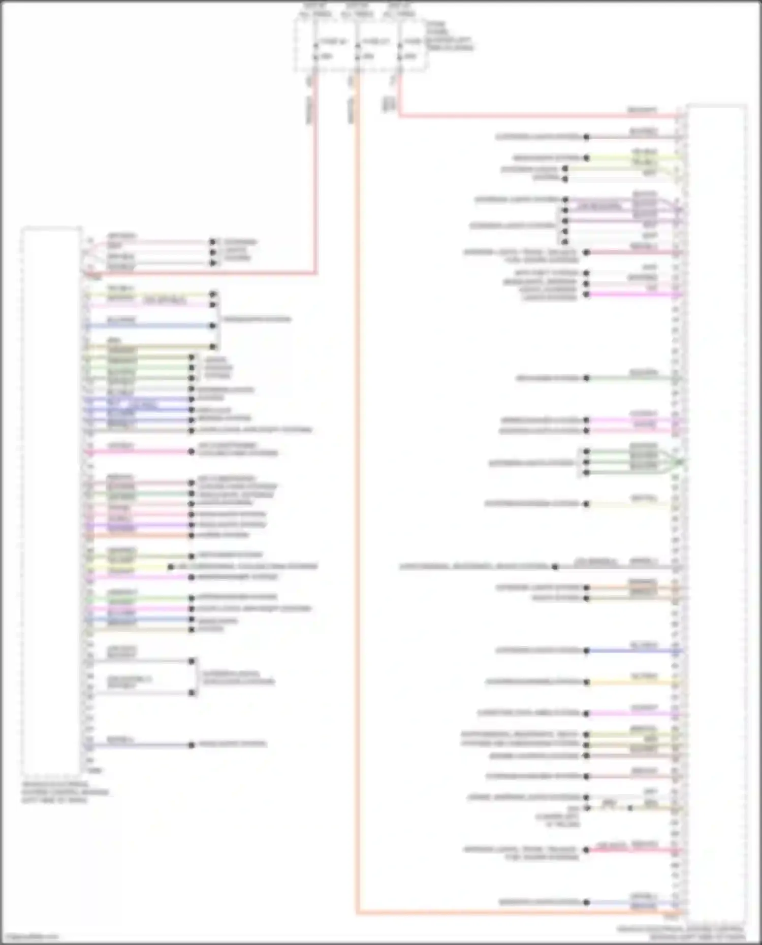 Tiguan X Volkswagen II facelift (2020-2024): Vehicle electrical system control module circuit (2 of 2)