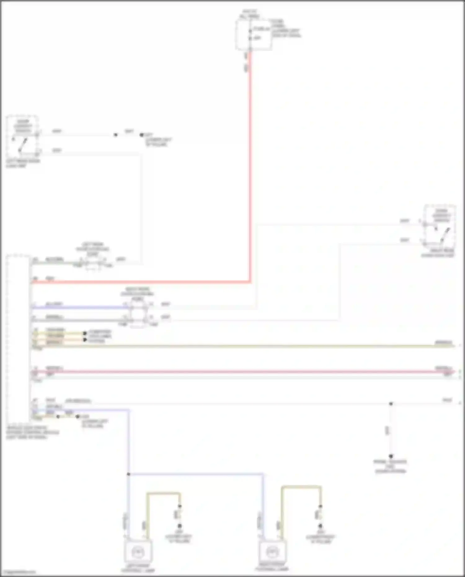 Tiguan X Volkswagen II facelift (2020-2024): Courtesy lamps circuit (1 of 3)