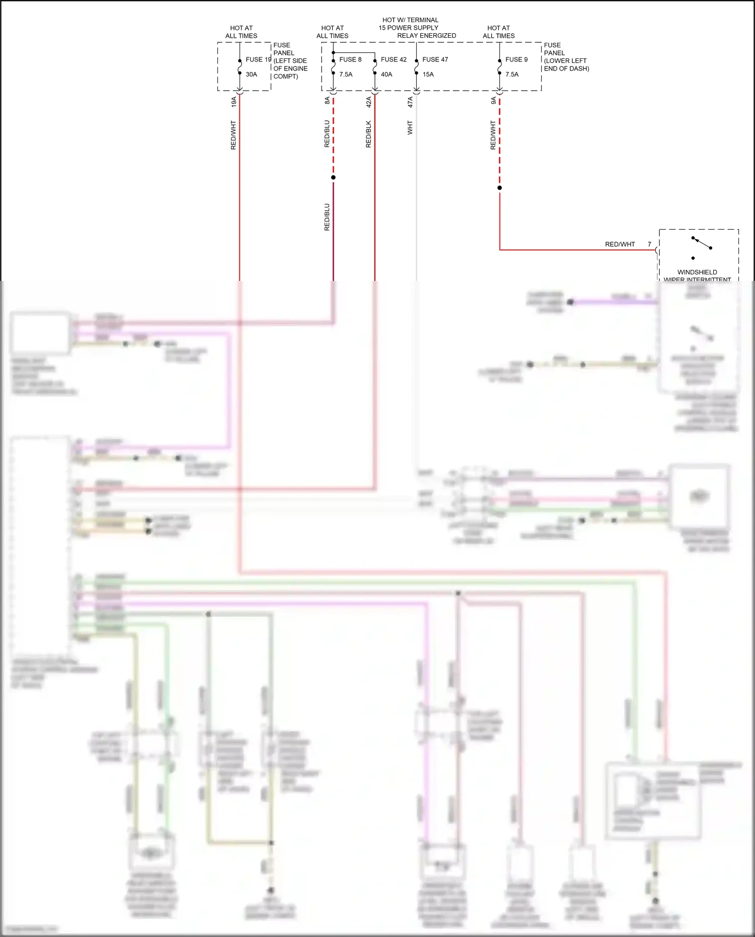 Volkswagen Tiguan X II facelift (2020-2024) multi-function indicator selection switch wiring diagram  (2 of 2)