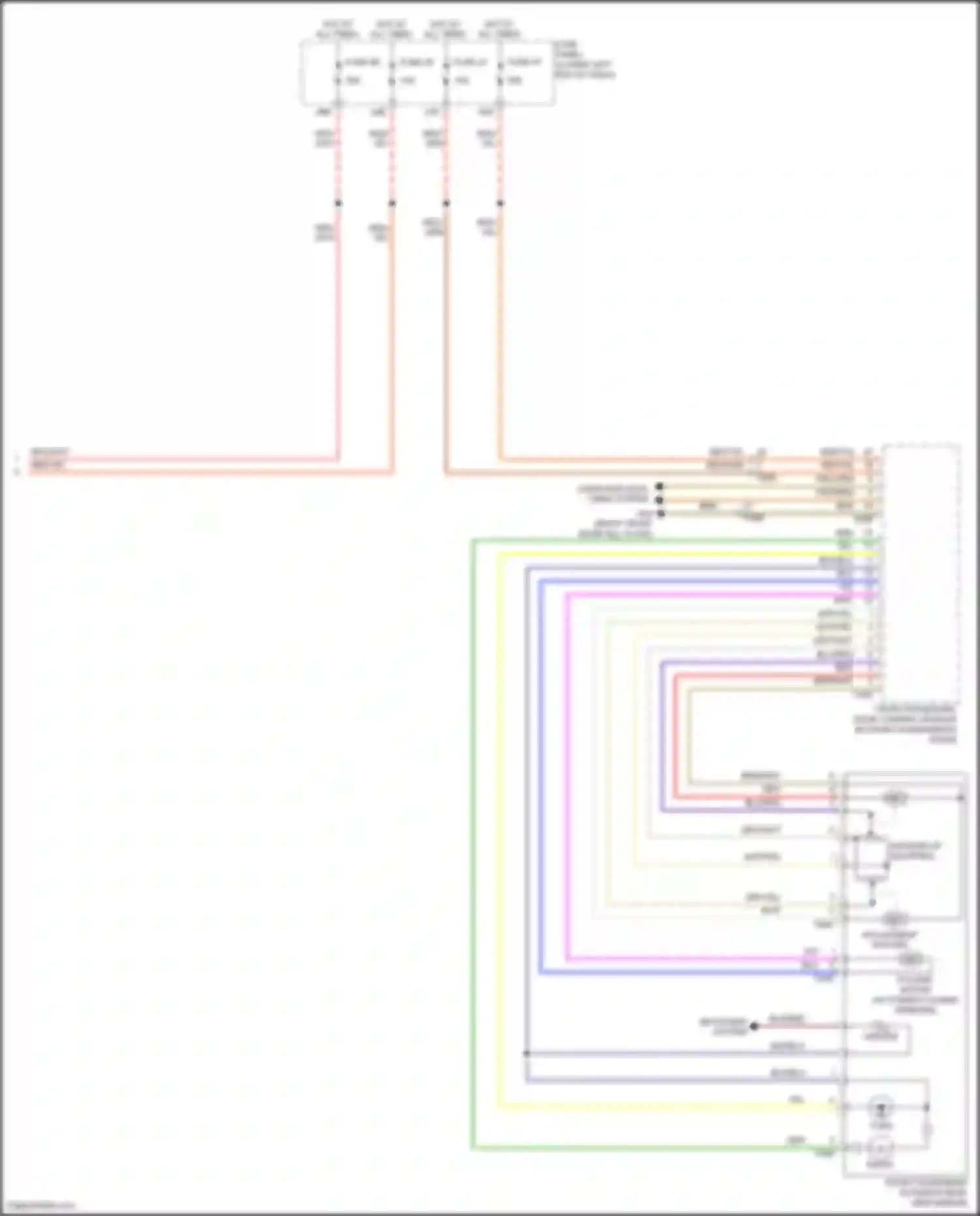 Tiguan Volkswagen I facelift (2011-2019): Memory mirrors circuit (2 of 2)