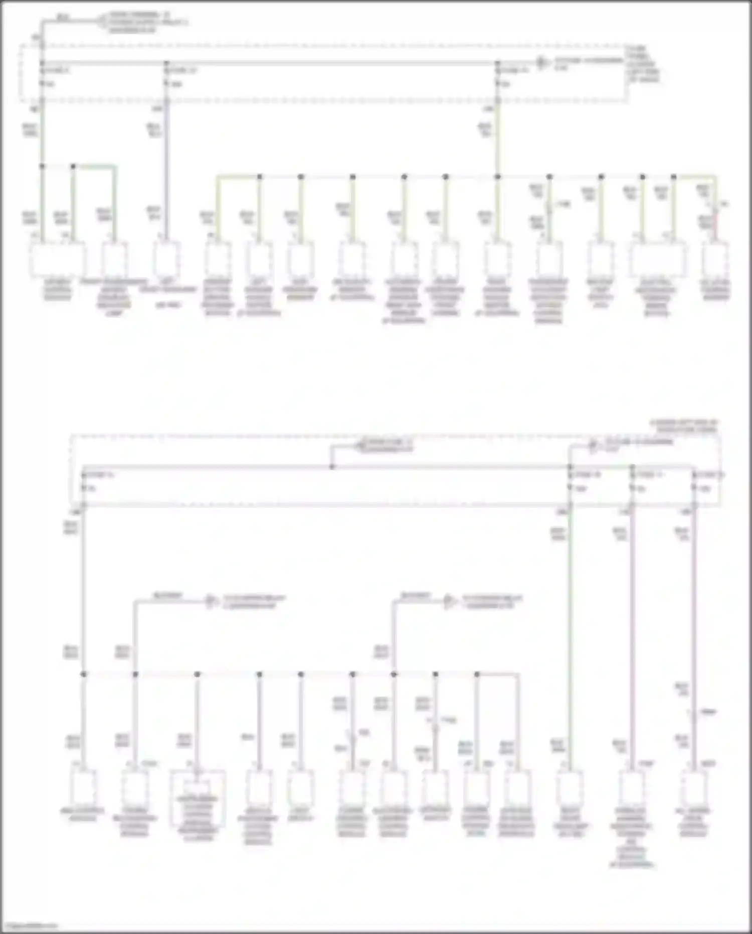 Tiguan Volkswagen I facelift (2011-2019): Power distribution circuit (5 of 6)