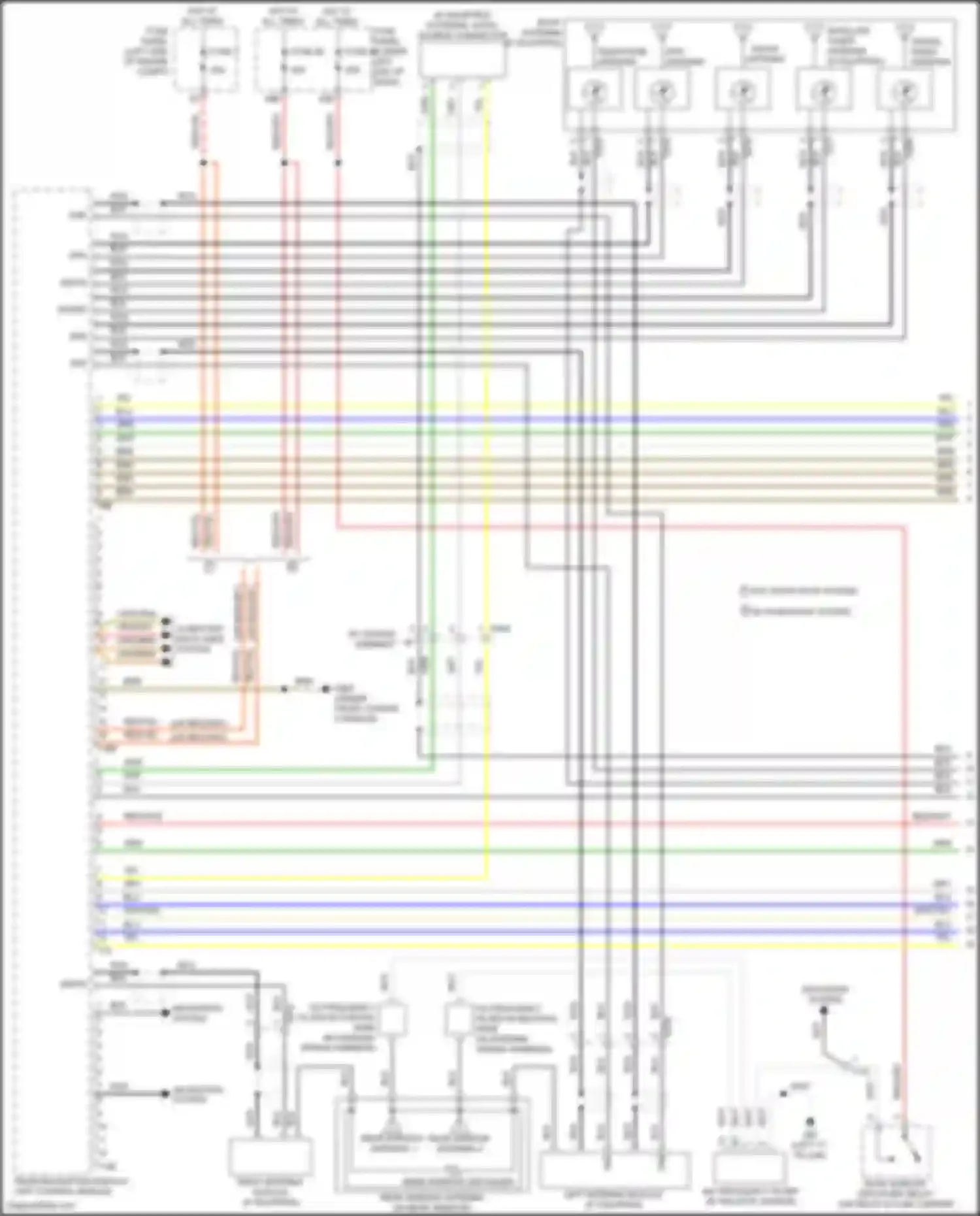Wiring diagram computer data lines system for Volkswagen Tiguan I facelift (2011-2019) (13 of 79)