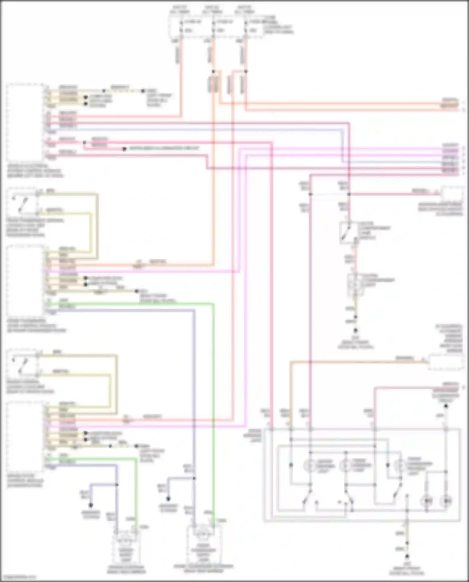 Wiring diagram computer data lines system for Volkswagen Tiguan I facelift (2011-2019) (24 of 79)