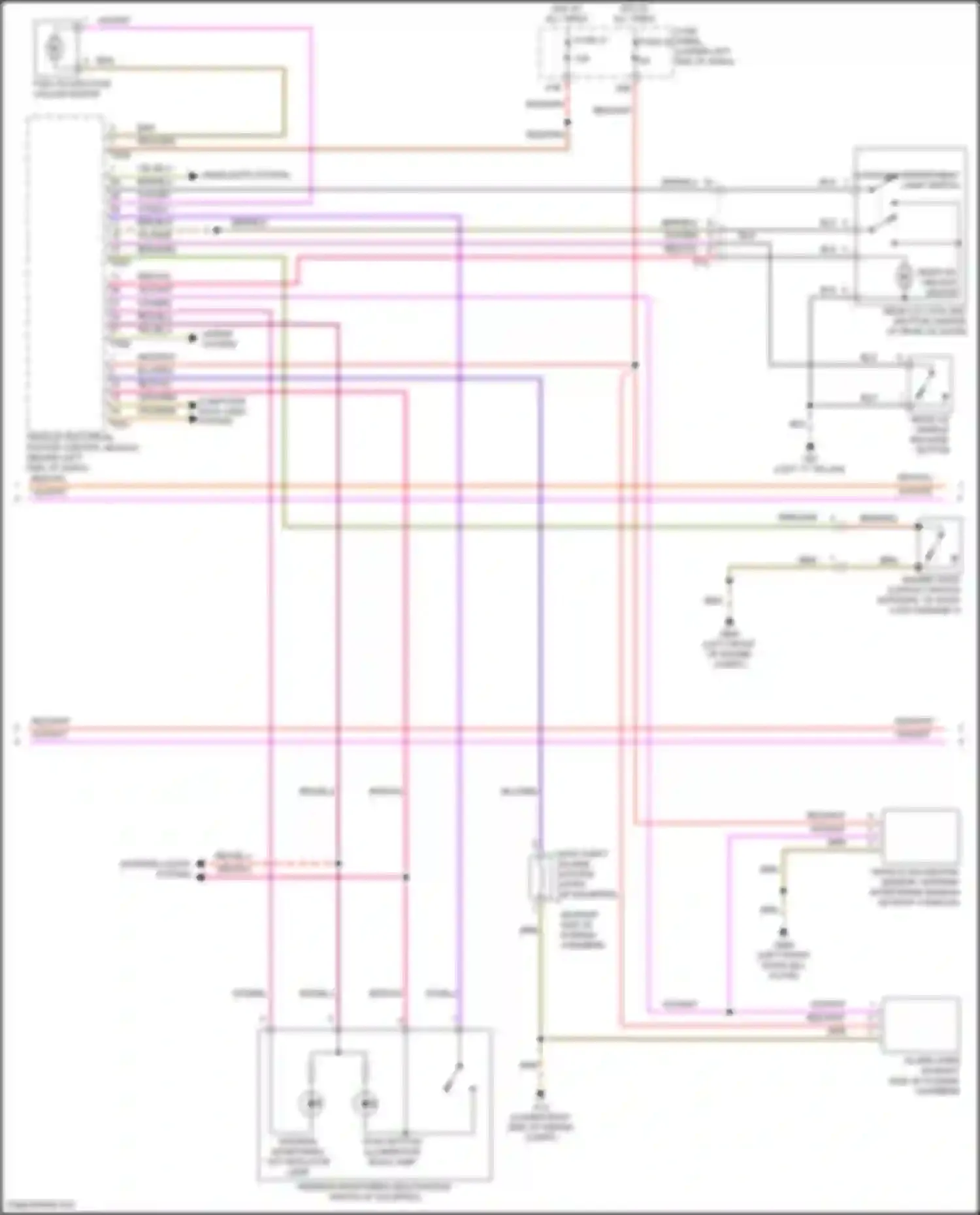 Wiring diagram computer data lines system for Volkswagen Tiguan I facelift (2011-2019) (43 of 79)