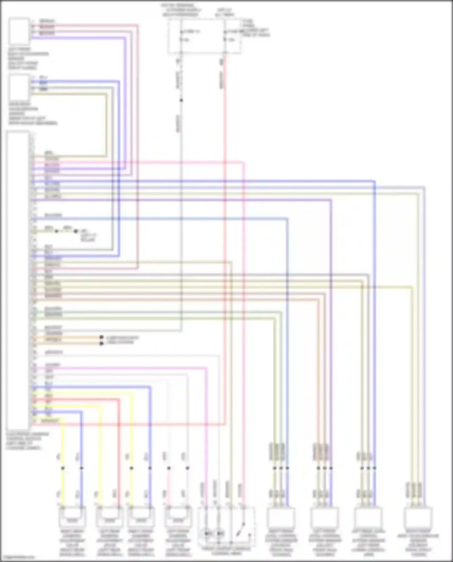 Wiring diagram computer data lines system for Volkswagen Tiguan I facelift (2011-2019) (32 of 79)