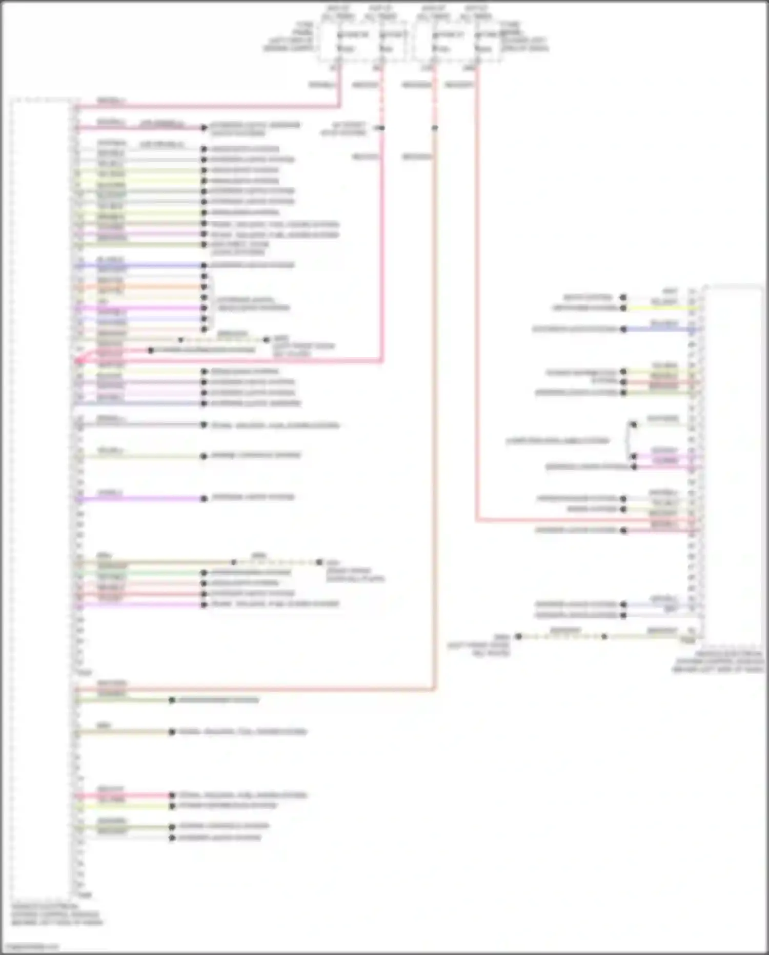 Wiring diagram computer data lines system for Volkswagen Tiguan I facelift (2011-2019) (74 of 79)