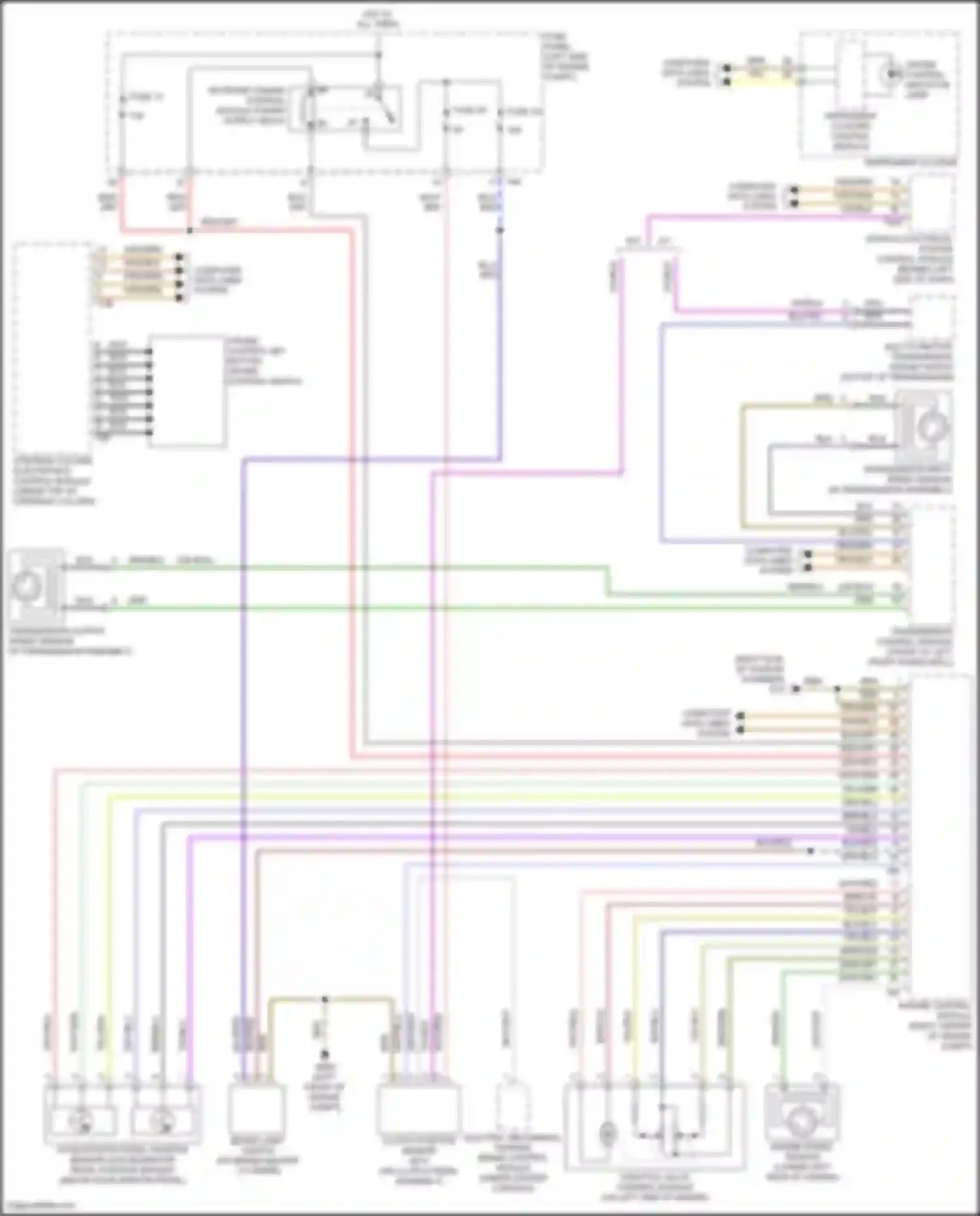 Wiring diagram computer data lines system for Volkswagen Tiguan I facelift (2011-2019) (62 of 79)