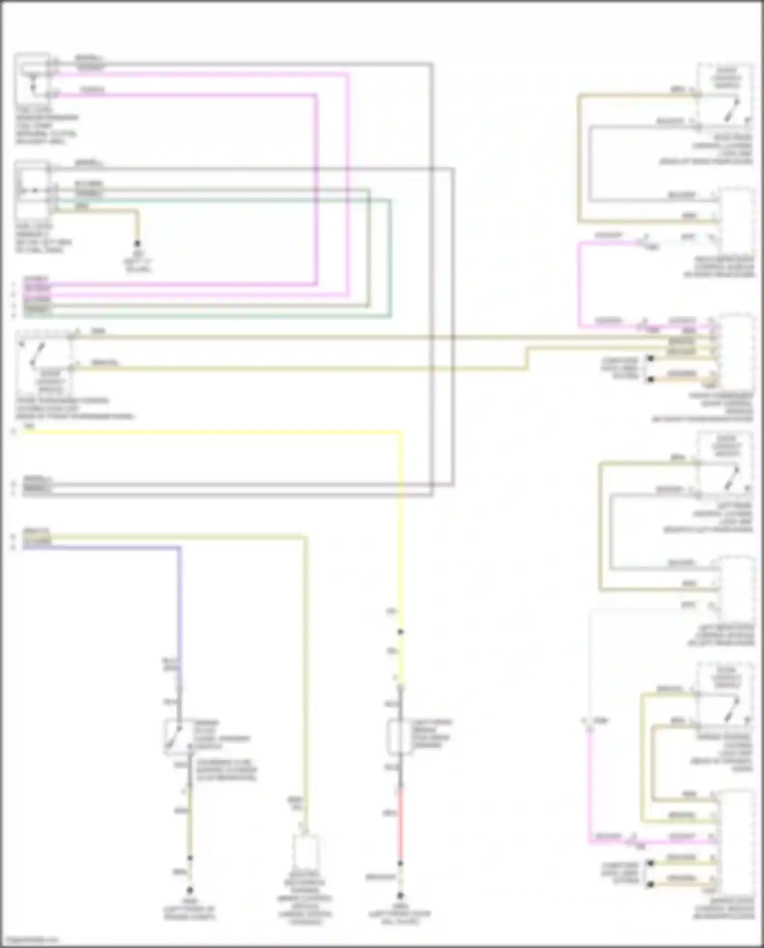 Wiring diagram computer data lines system for Volkswagen Tiguan I facelift (2011-2019) (8 of 79)