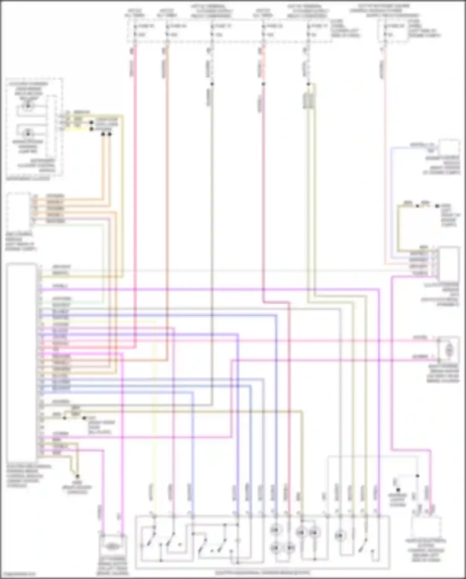 Wiring diagram engine control module for Volkswagen Tiguan I facelift (2011-2019) (13 of 15)
