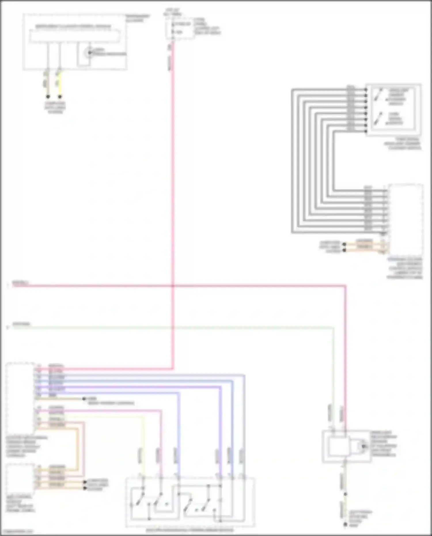 Wiring diagram instrument cluster control module for Volkswagen Tiguan I facelift (2011-2019) (18 of 23)