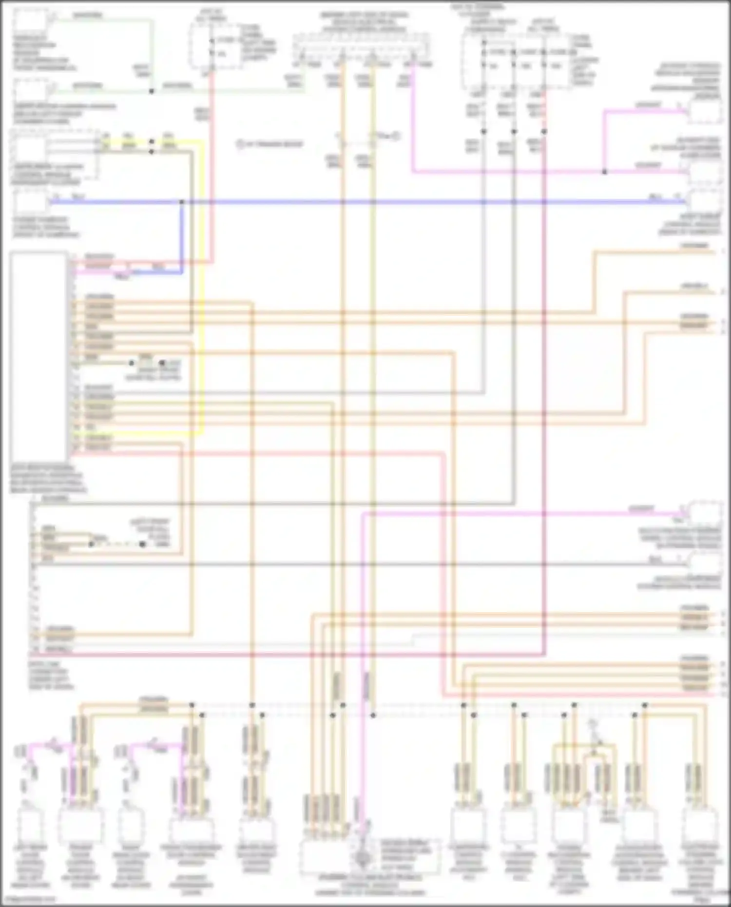Wiring diagram rain/light recognition sensor for Volkswagen Tiguan I facelift (2011-2019) (1 of 5)