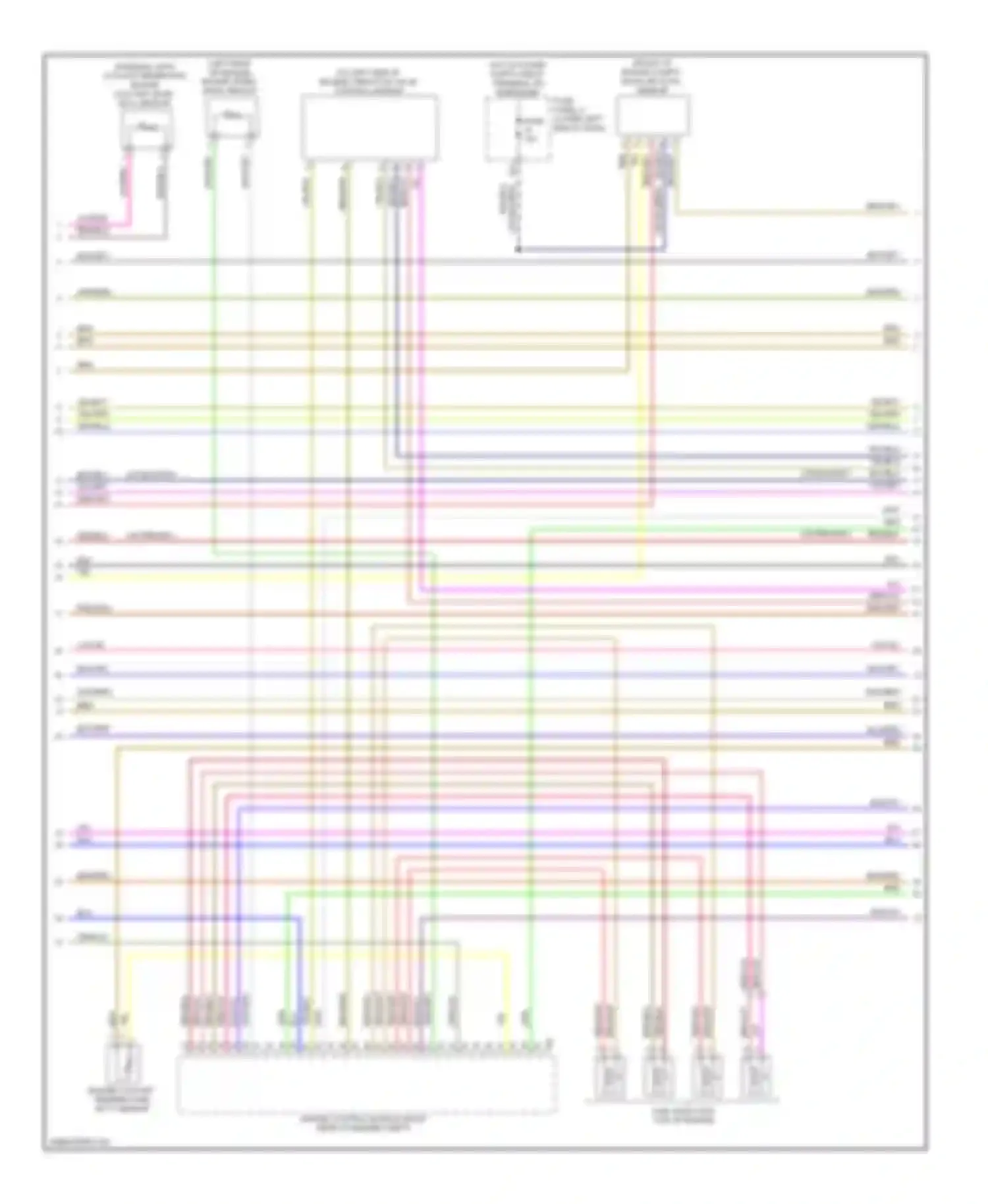Tiguan Volkswagen I (2007-2011): Wiring diagram engine performance 2.0l (4 of 5)