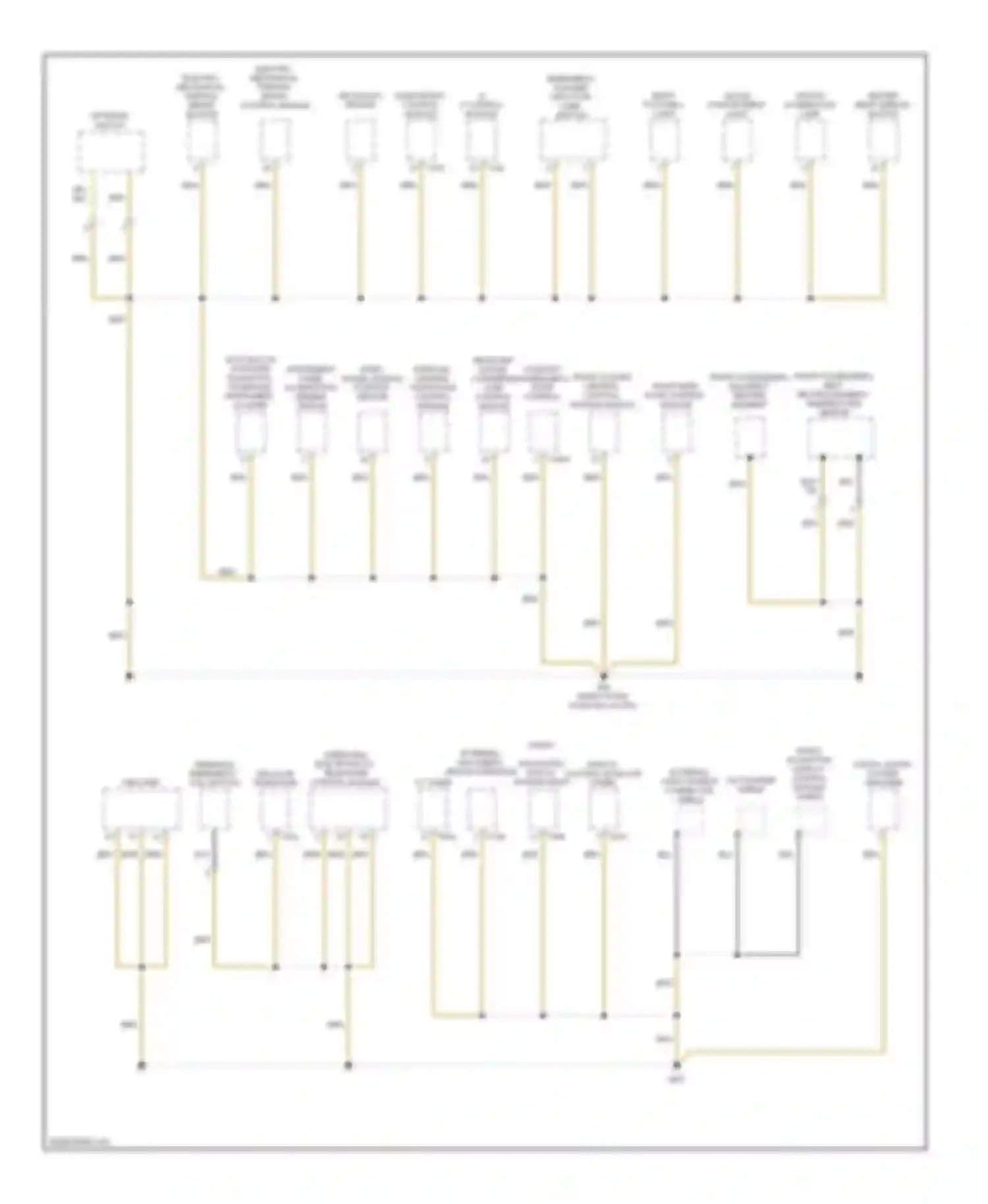 Tiguan Volkswagen I (2007-2011): Ground distribution circuit (3 of 4)