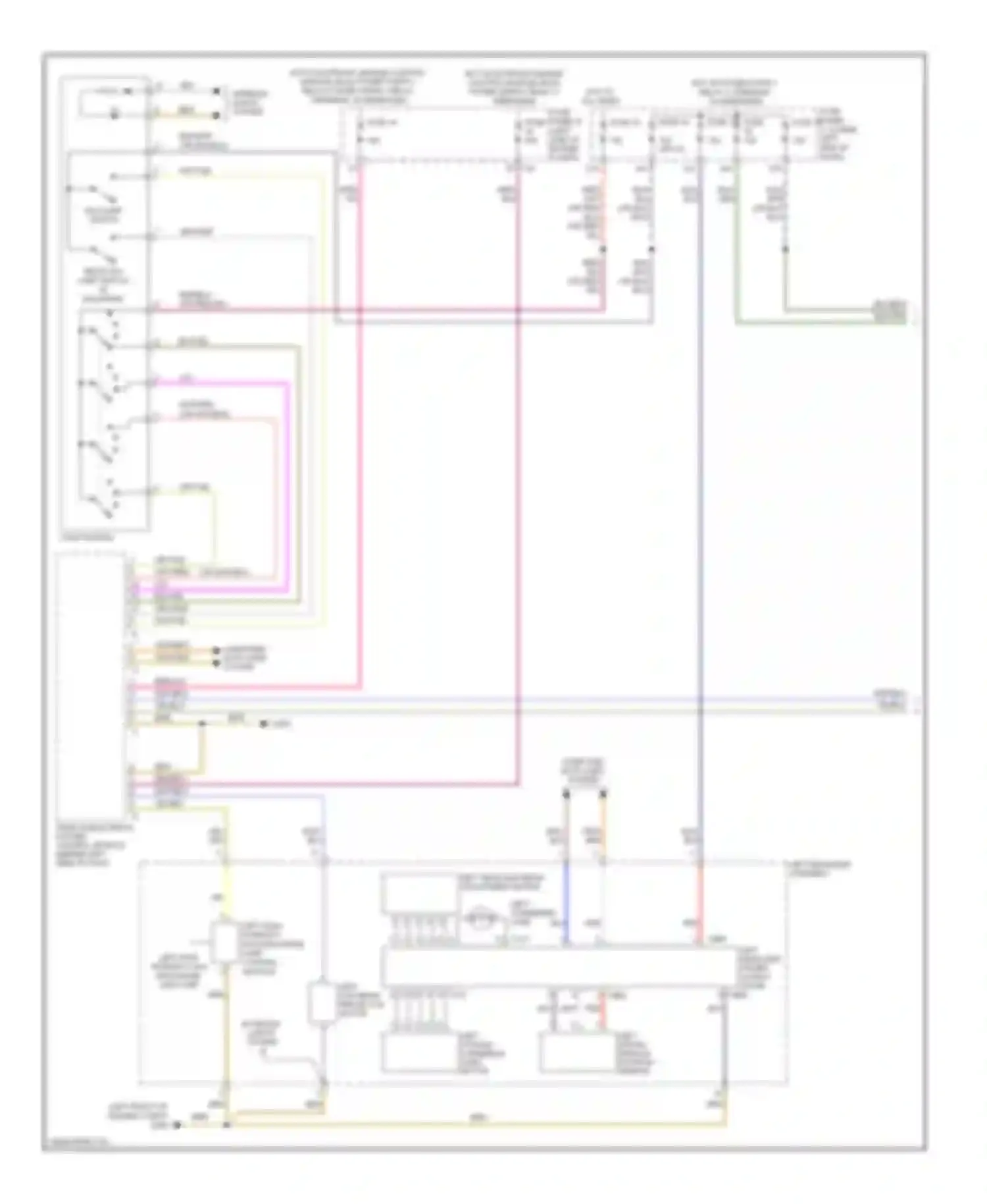 Tiguan Volkswagen I (2007-2011): Headlights circuit, with xenon lamps (1 of 2)