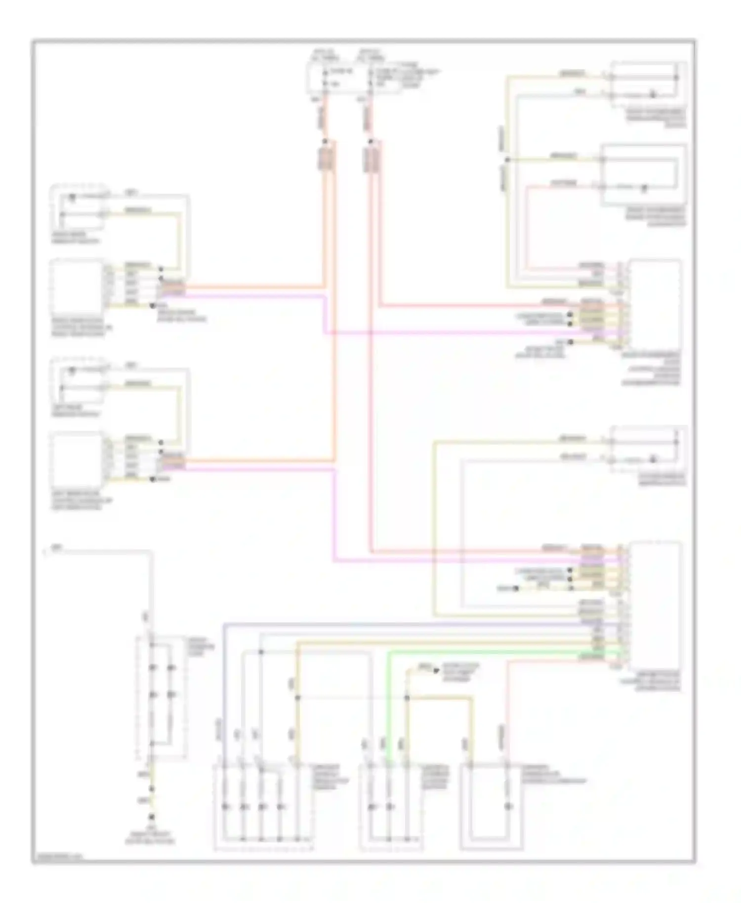 Tiguan Volkswagen I (2007-2011): Instrument illumination circuit (2 of 2)