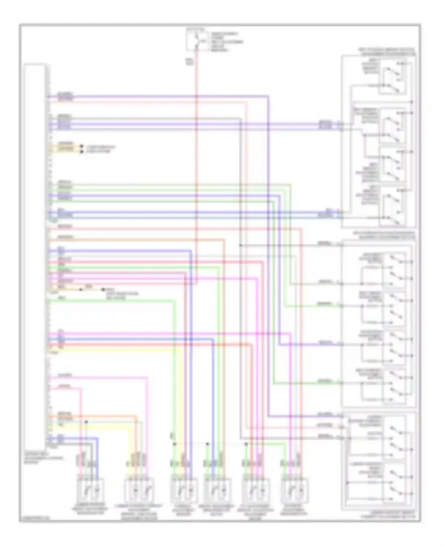 Tiguan Volkswagen I (2007-2011): Memory systems circuit