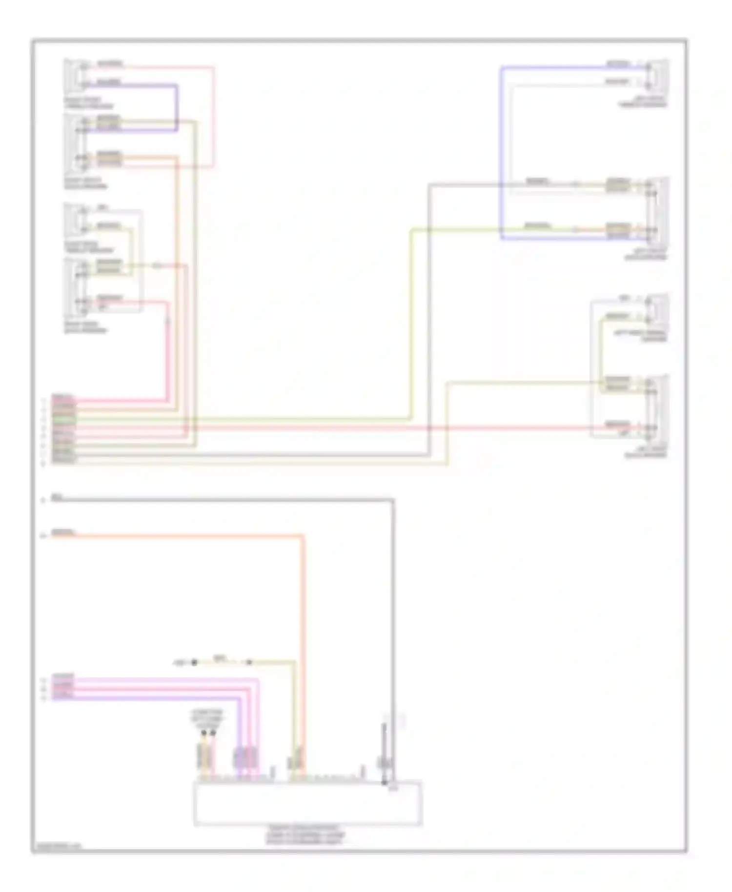 Tiguan Volkswagen I (2007-2011): Navigation circuit, rns 510 late production (2 of 2)