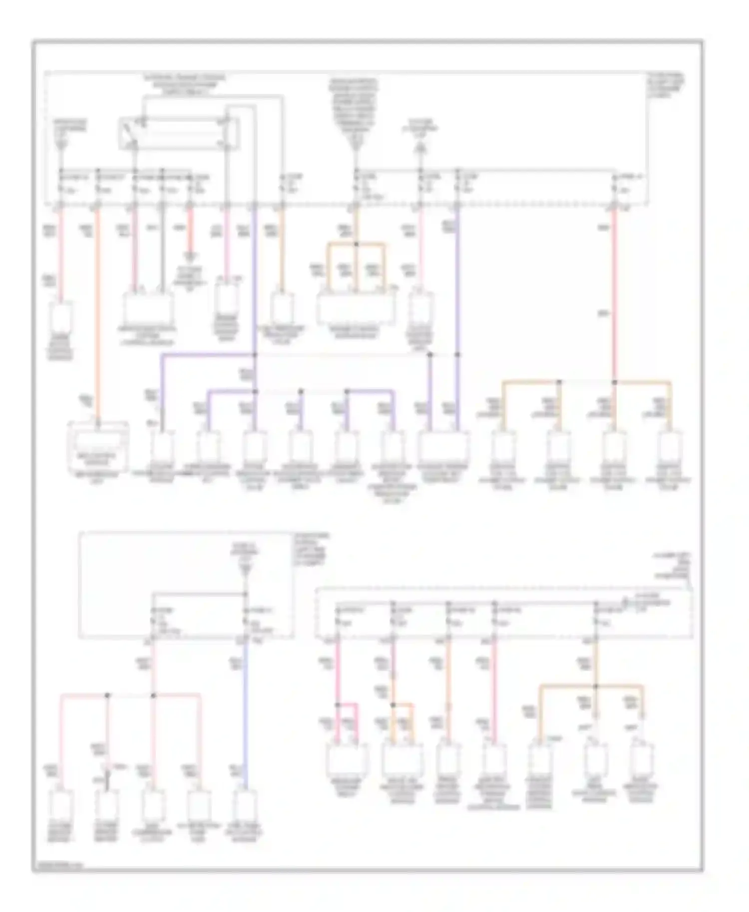 Tiguan Volkswagen I (2007-2011): Power distribution circuit (2 of 5)