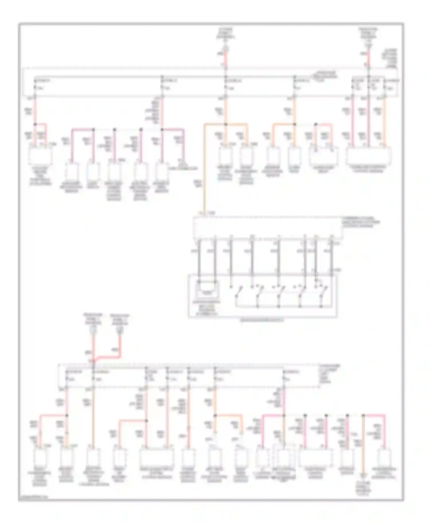 Tiguan Volkswagen I (2007-2011): Power distribution circuit (3 of 5)