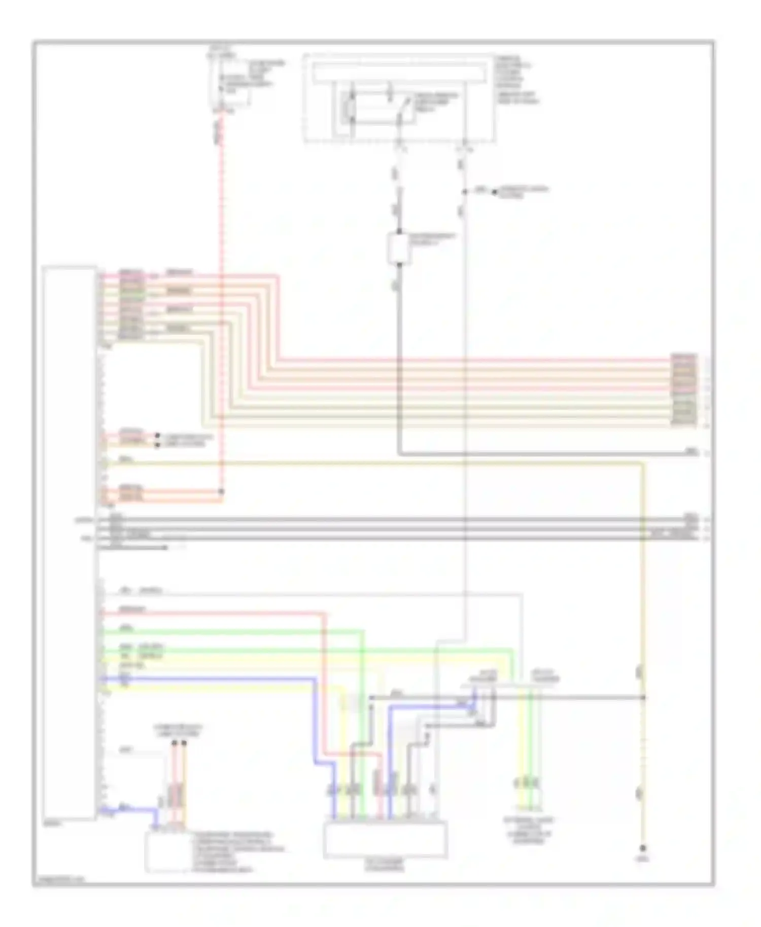 Tiguan Volkswagen I (2007-2011): Radio circuit, rcd 300 (1 of 2)