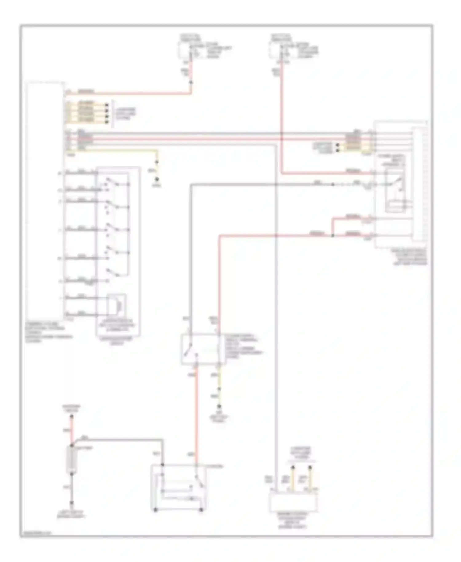 Wiring diagram charging circuit for Volkswagen Tiguan I (2007-2011) (1 of 1)