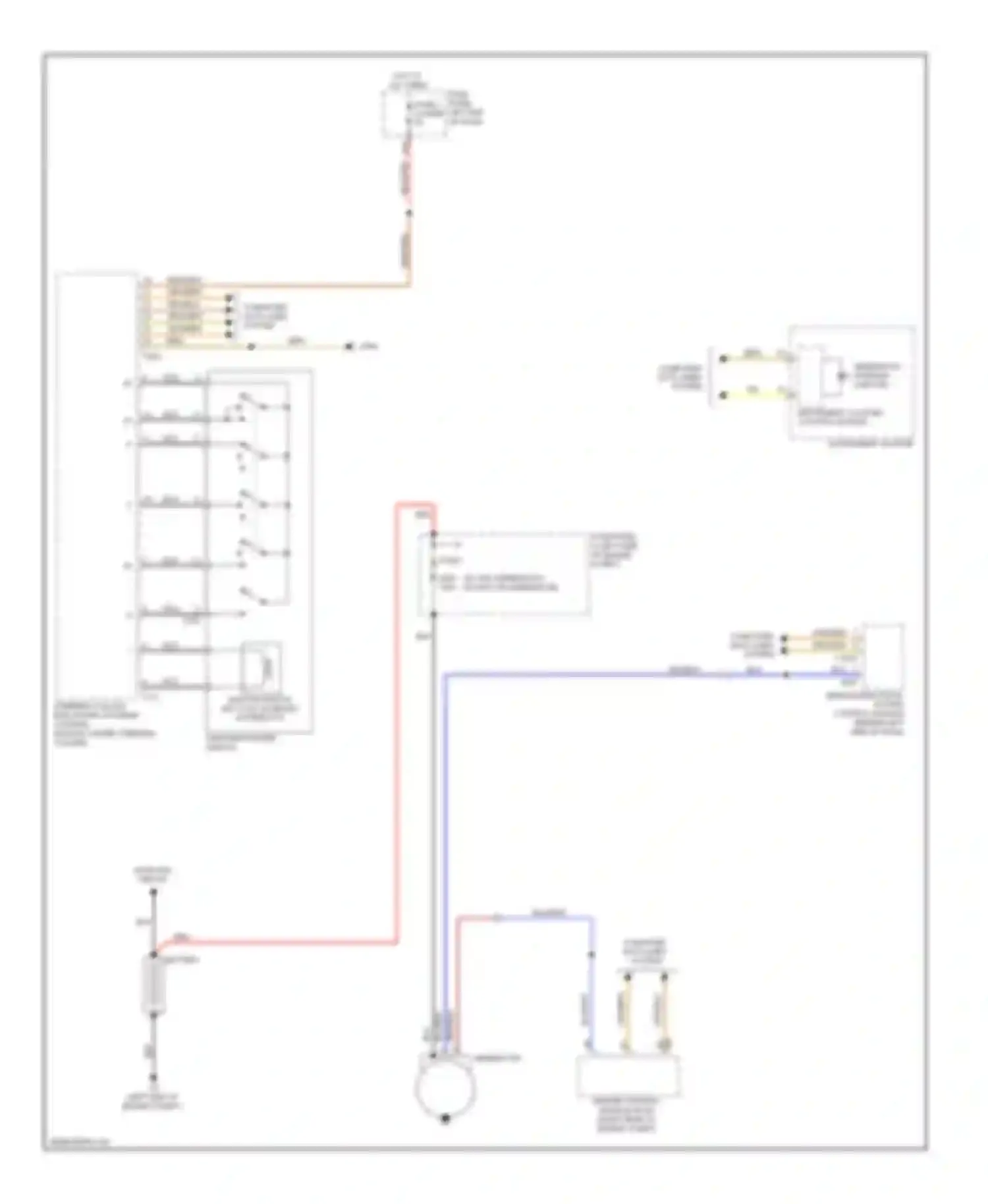 Wiring diagram computer data lines system for Volkswagen Tiguan I (2007-2011) (73 of 82)