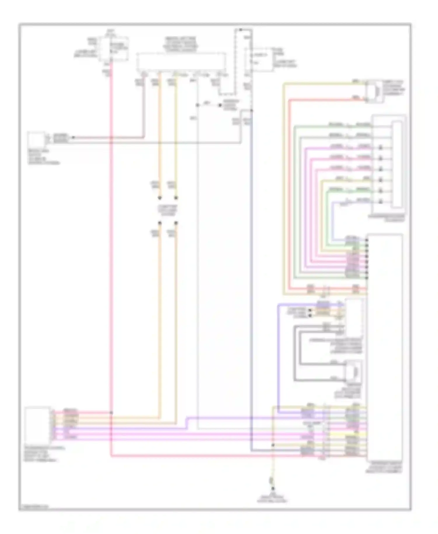 Wiring diagram computer data lines system for Volkswagen Tiguan I (2007-2011) (76 of 82)