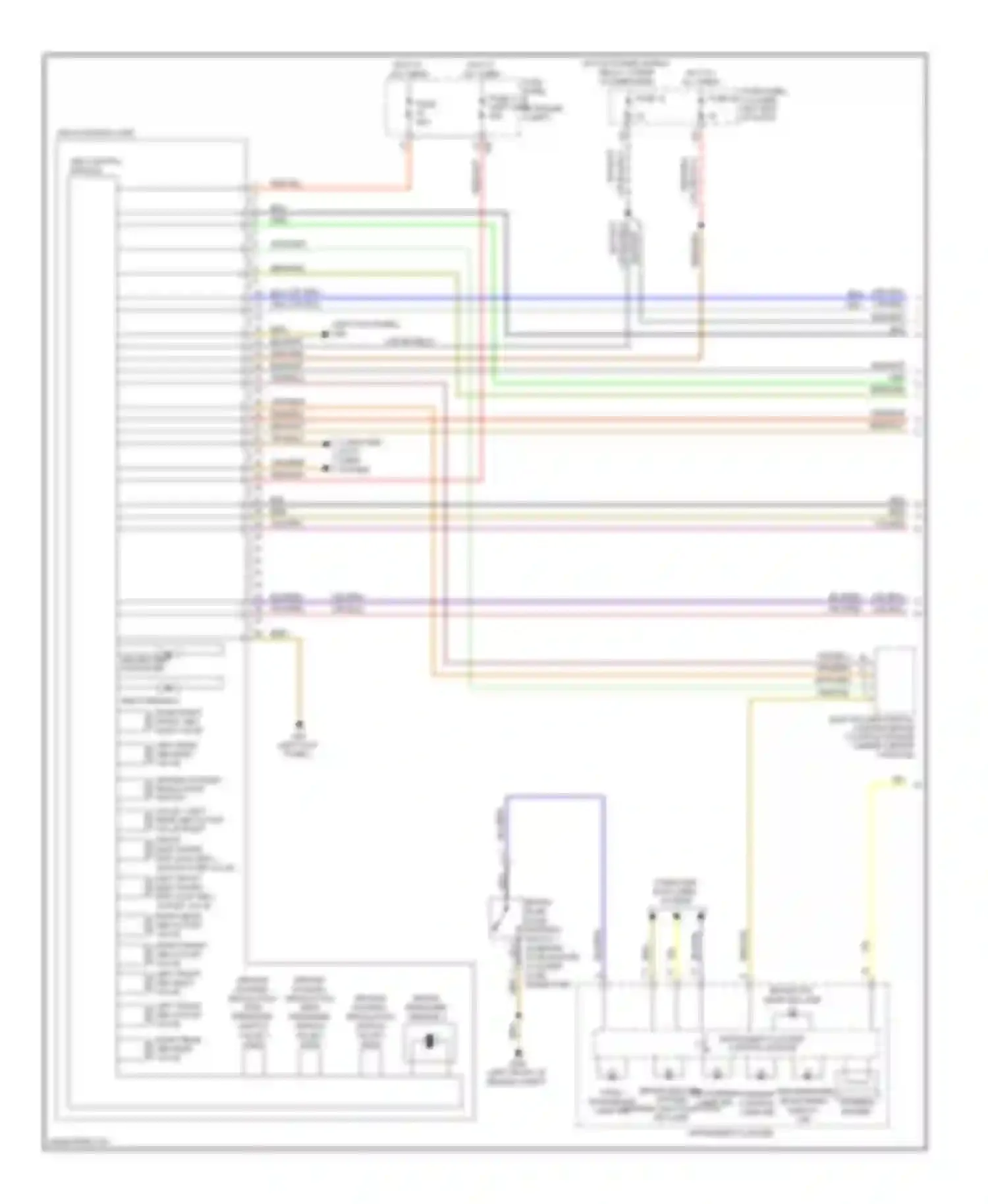 Wiring diagram computer data lines system for Volkswagen Tiguan I (2007-2011) (1 of 82)
