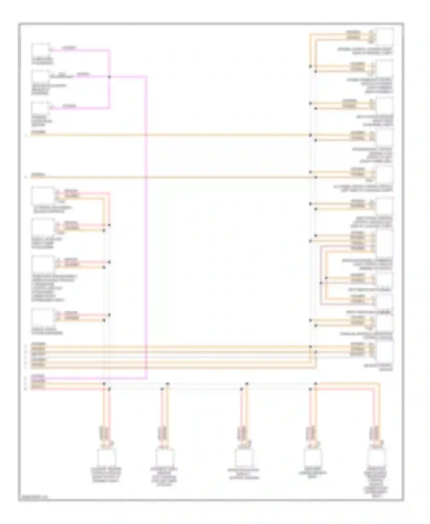 Wiring diagram external multimedia device interface for Volkswagen Tiguan I (2007-2011) (1 of 4)